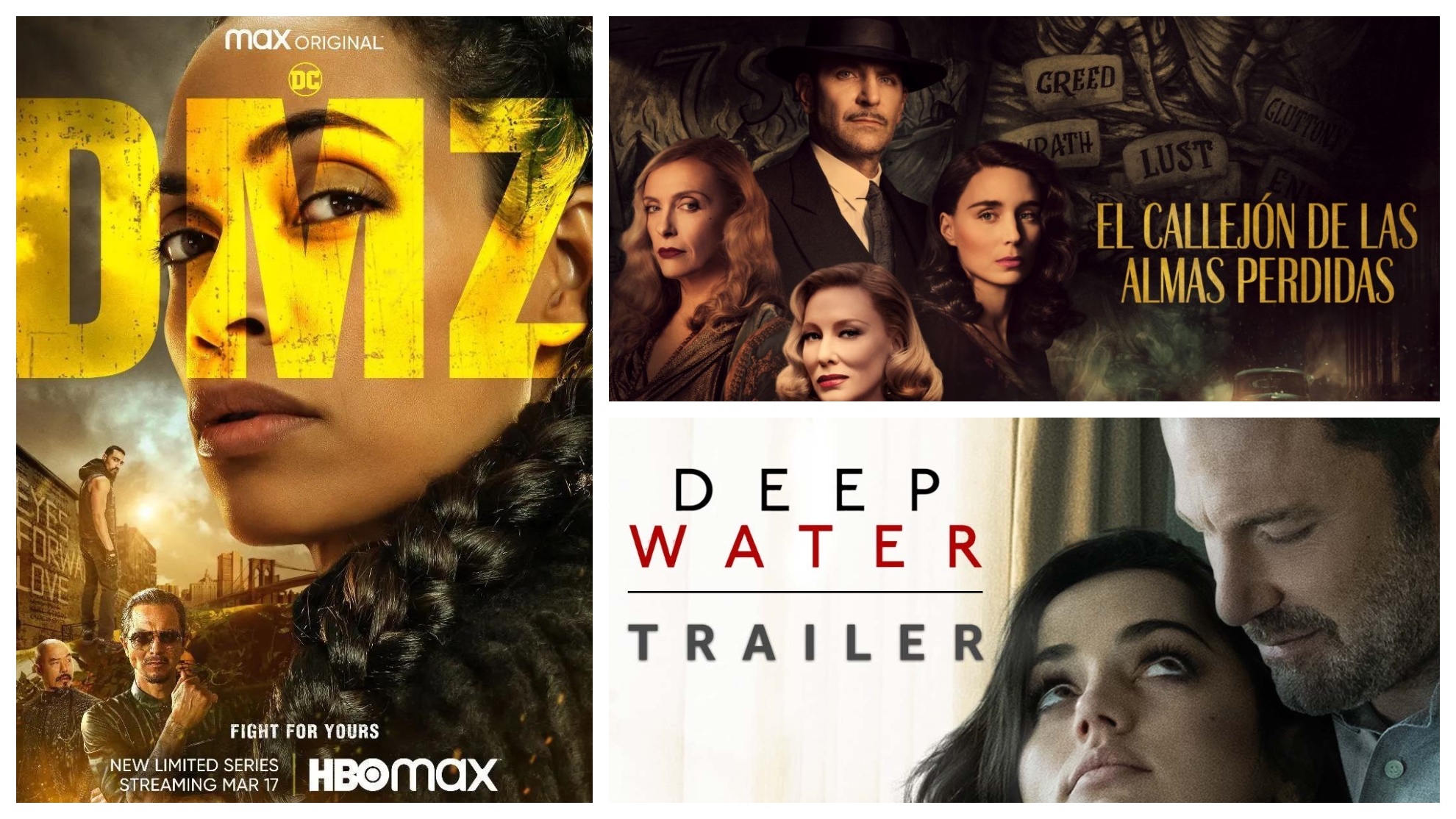 Estrenos de la semana en Netflix, Amazon Prime, Disney+ y HBO Max
