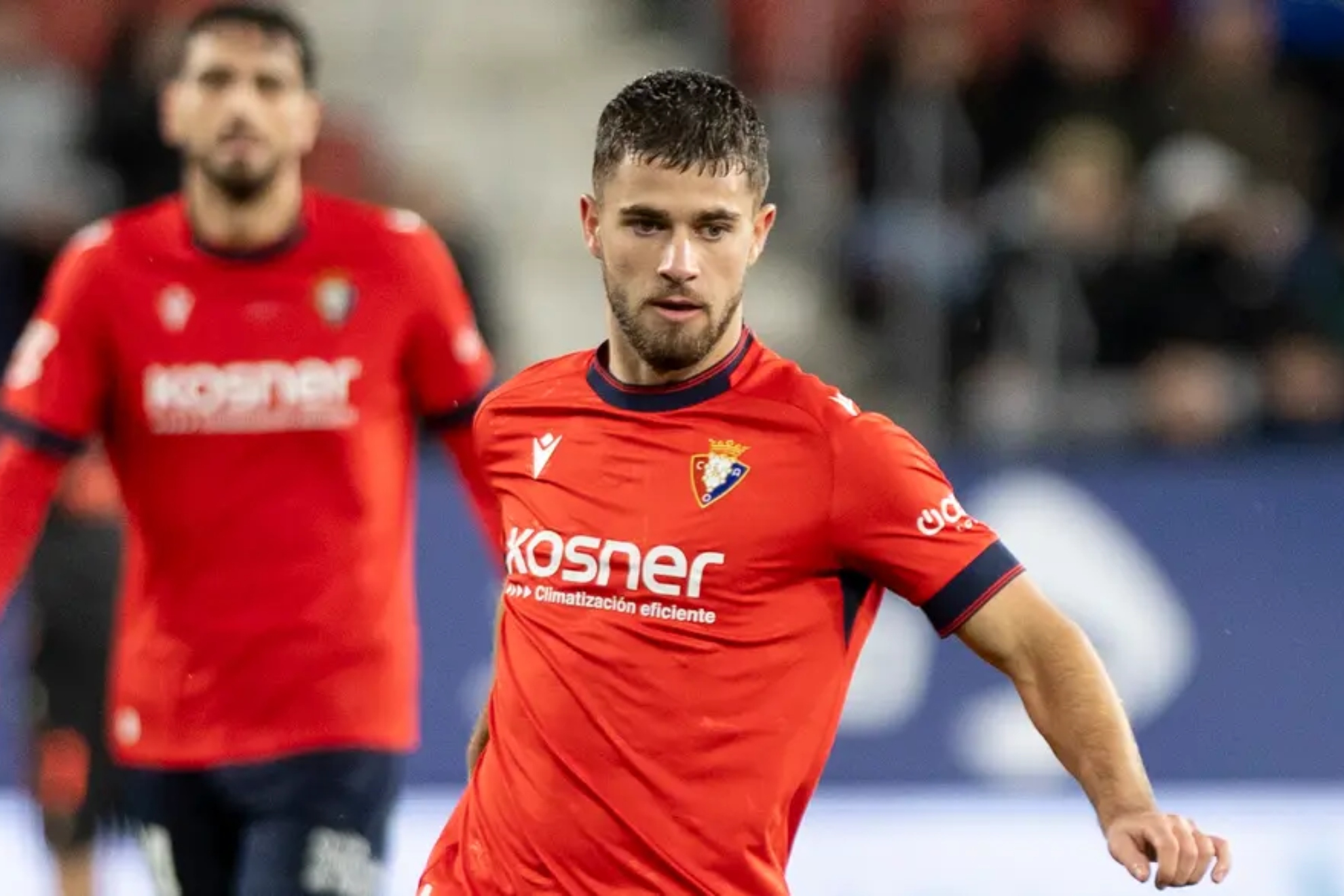 Iker Muñoz durante un partido esta temporada.