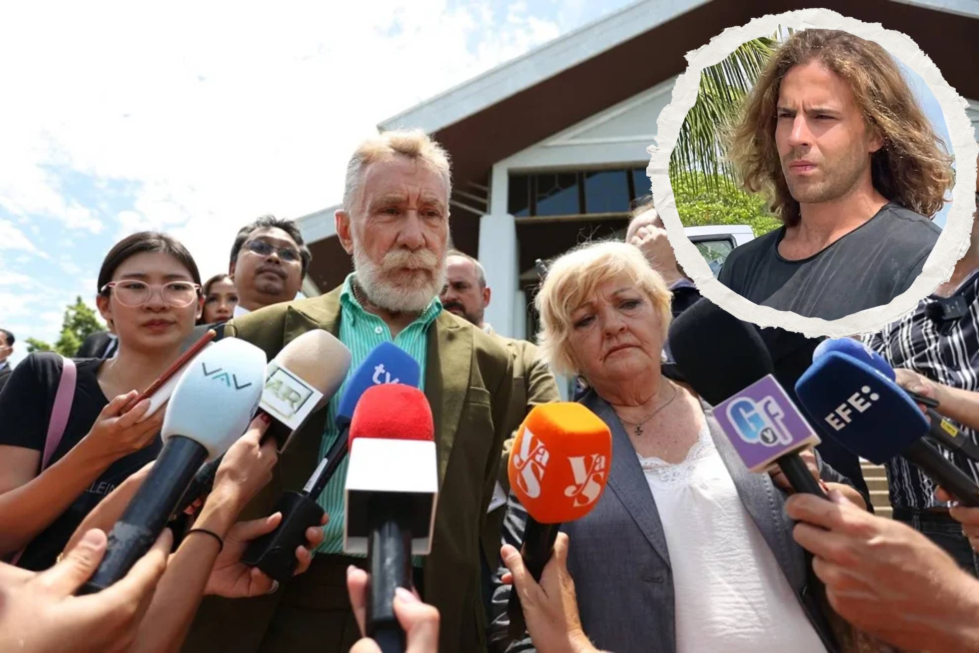 Los abogados de Daniel Sancho, en Koh Samui. EFE