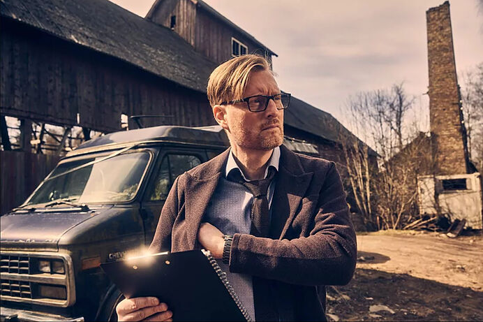 El escritor sueco Anders de la Motte, autor de 'El hombre de cristal'.