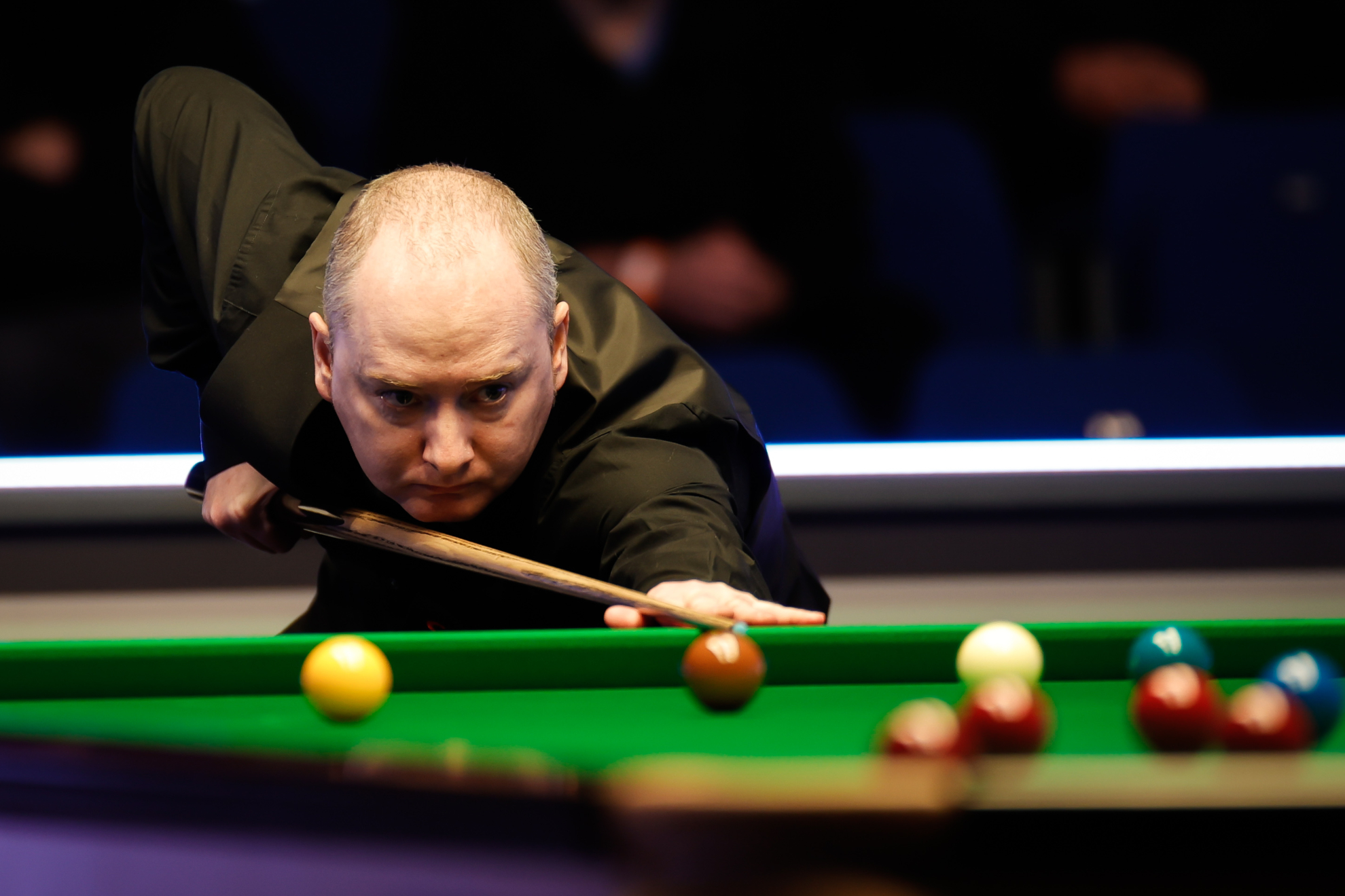 Graeme Dott, en el Open de Wuhan de 2024. Getty Images