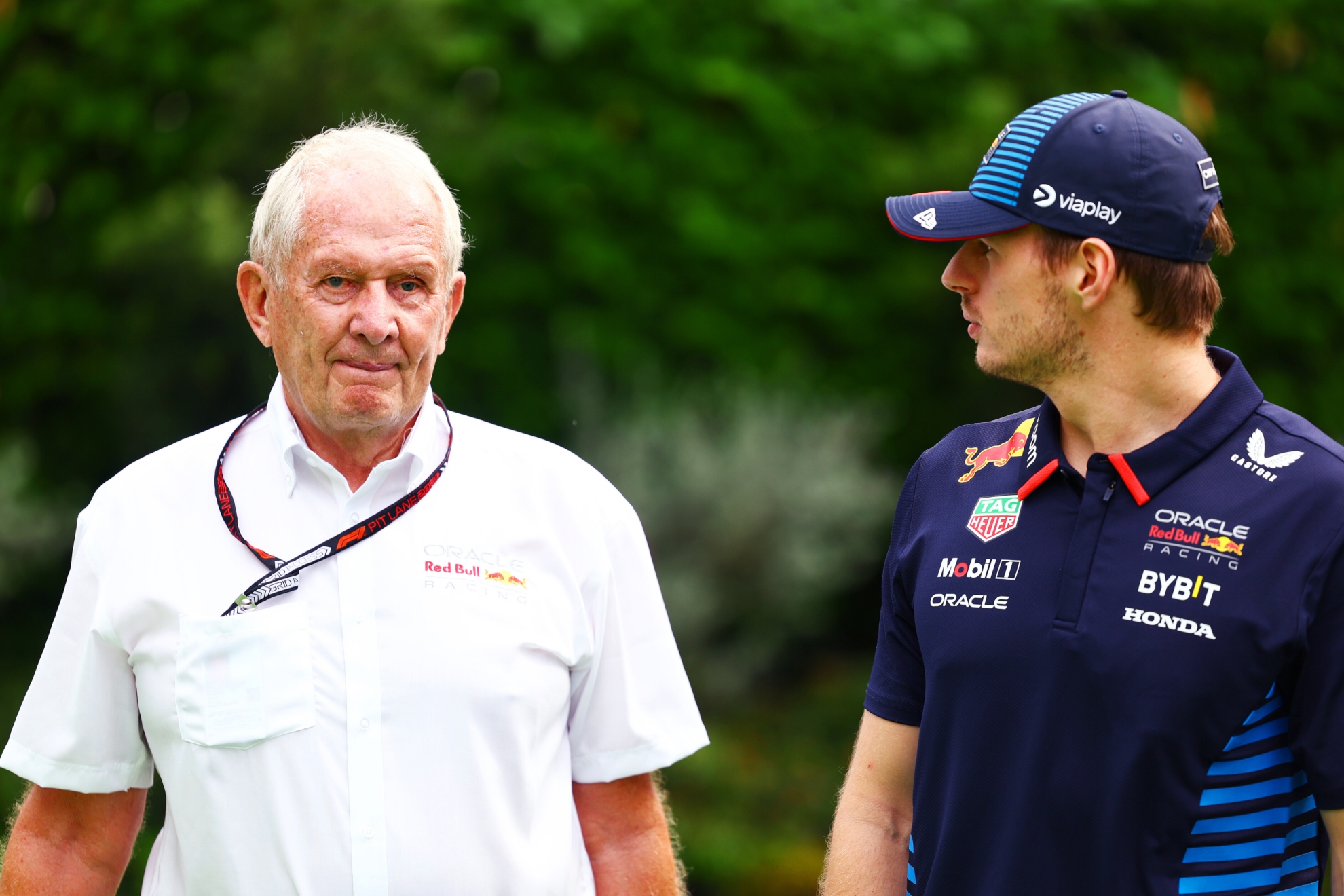 Helmut Marko y Max Verstappen