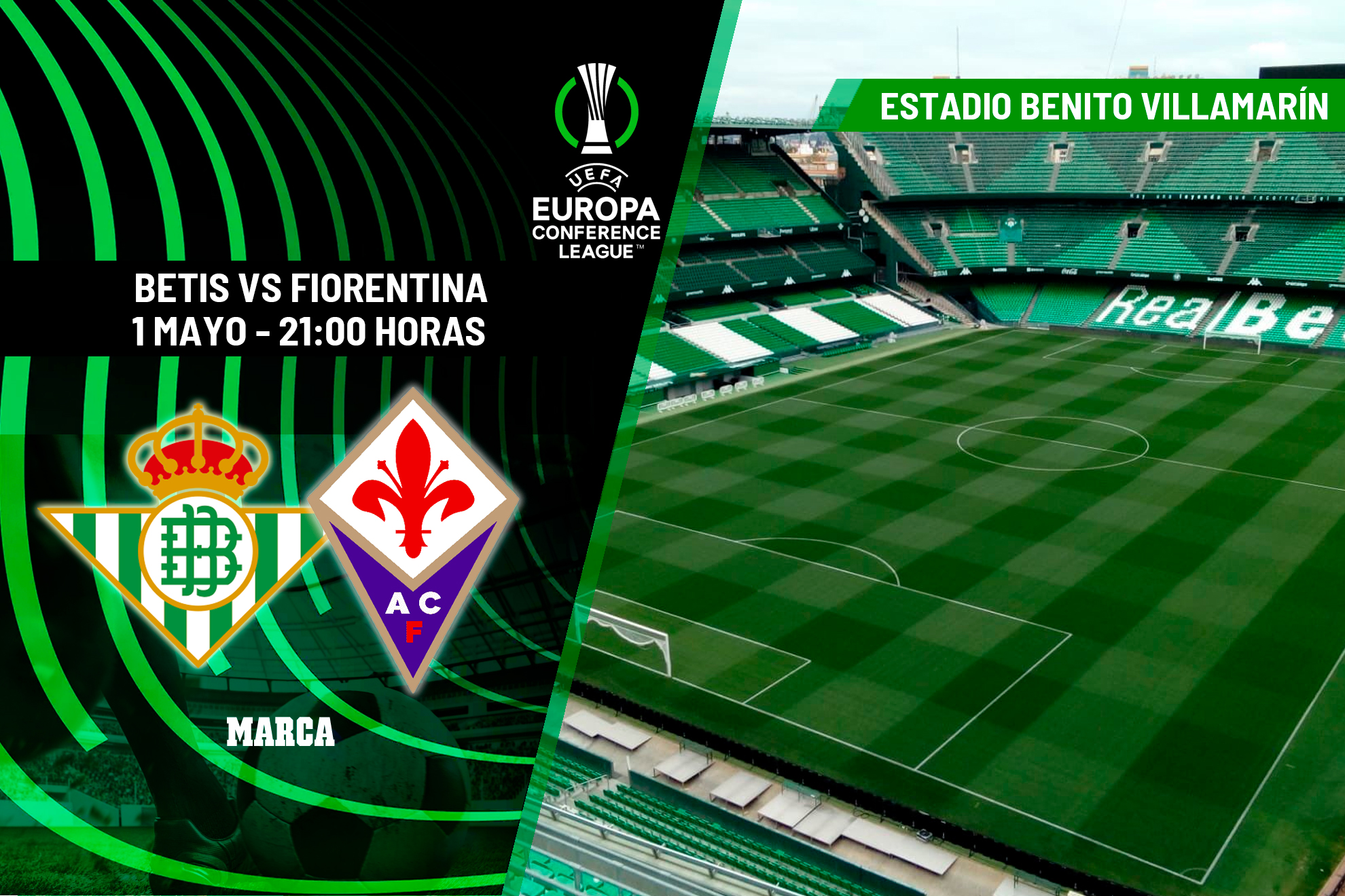 Betis - Fiorentina: a qué hora y dónde ver hoy en TV el partido de ida ...
