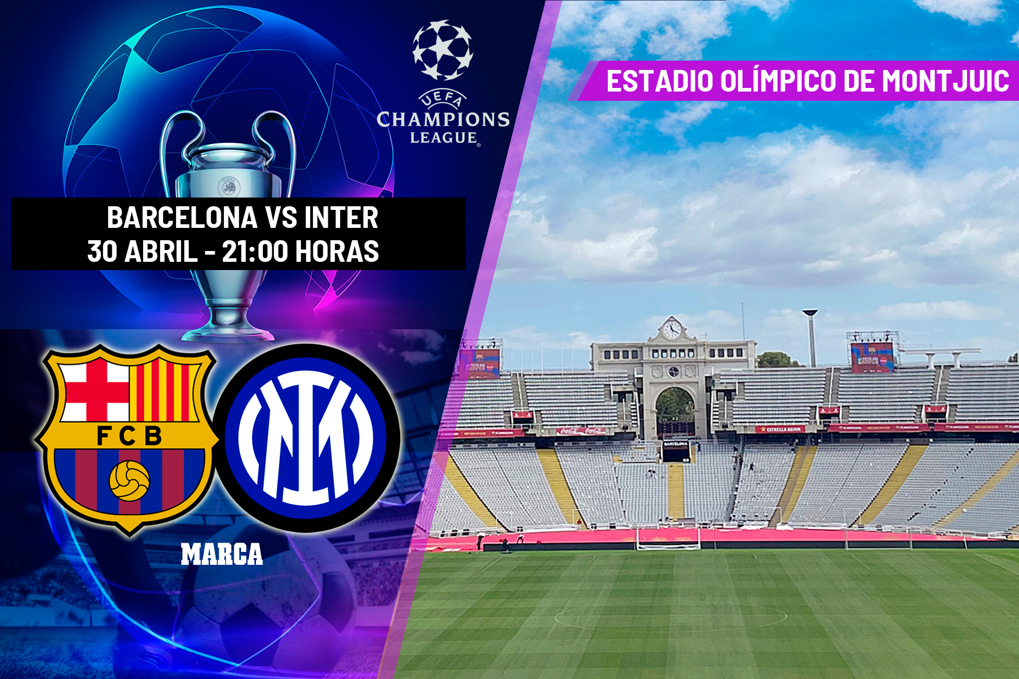 Barcelona - Inter: horario, dónde ver en TV y canal del partido de ...