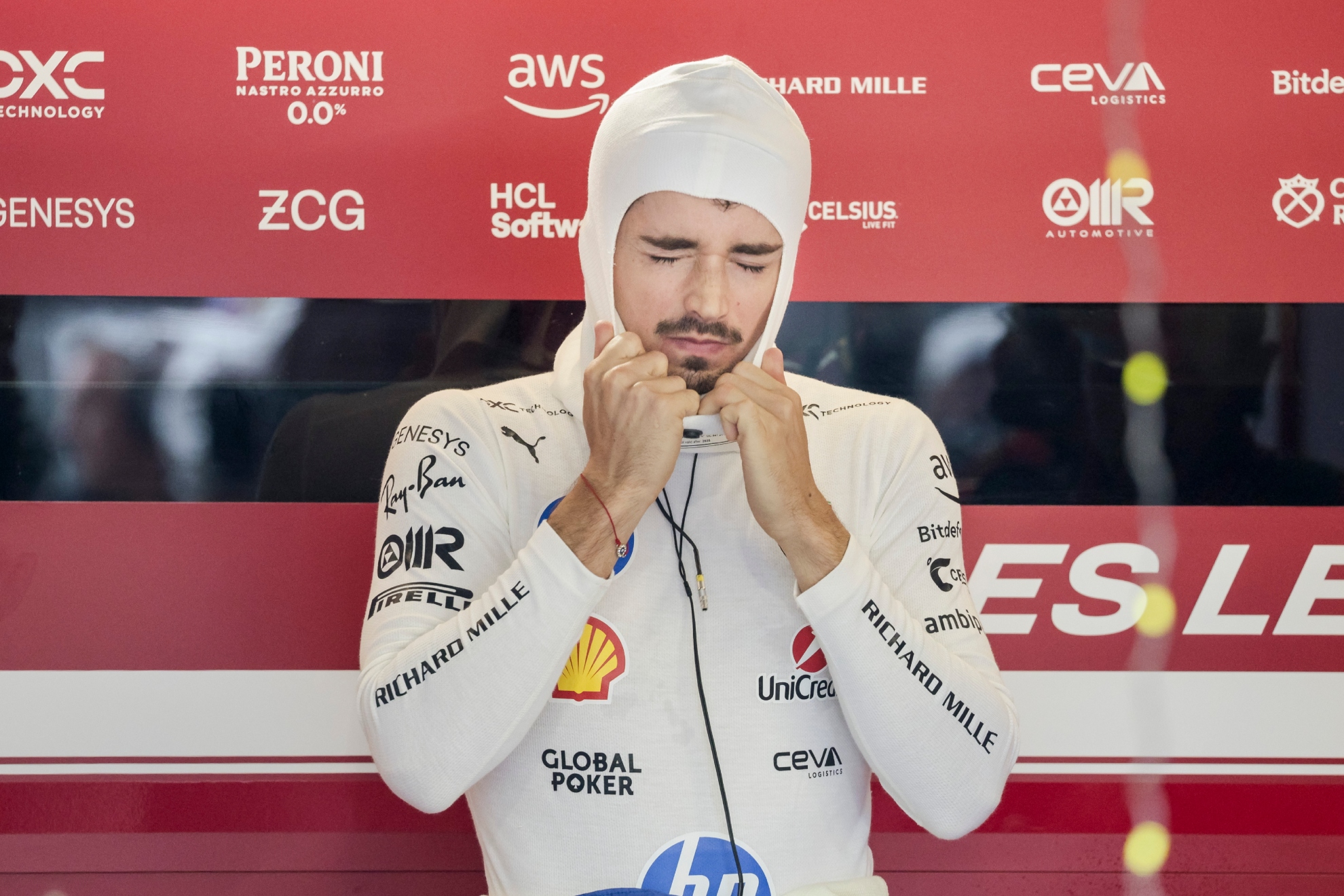 Charles Leclerc en la Sprint del GP de Miami 2025 de la F1.