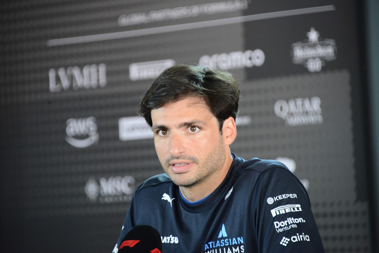 Carlos Sainz, este jueves, en Ímola