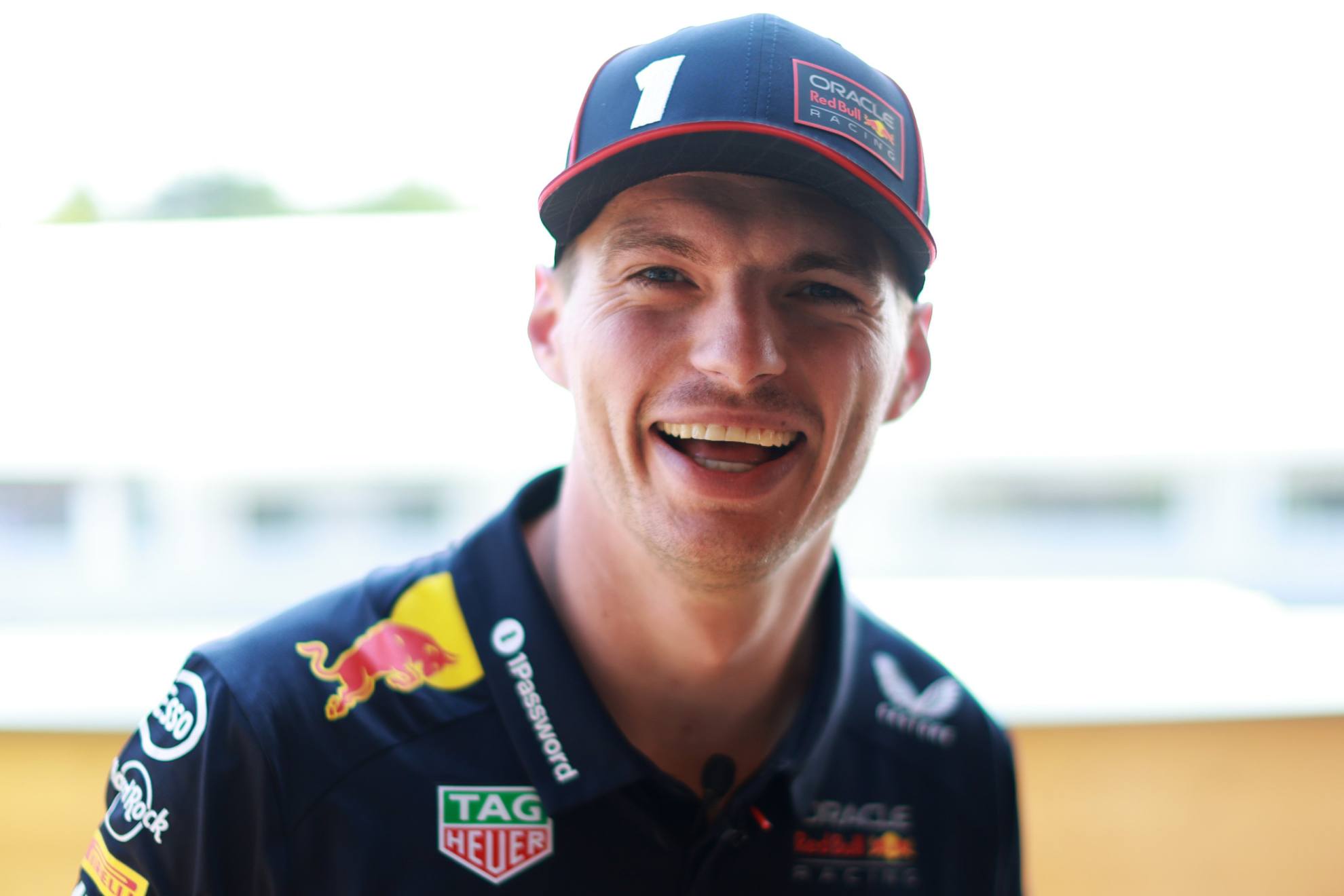 Verstappen, en el circuito de Ímola.