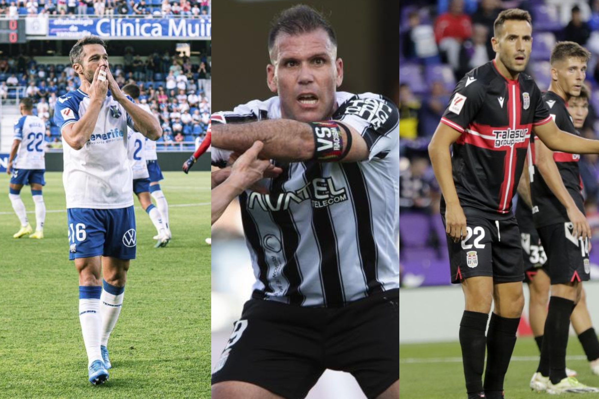 Aitor Sanz, Alfredo Ortuño y Kiko Olivas.