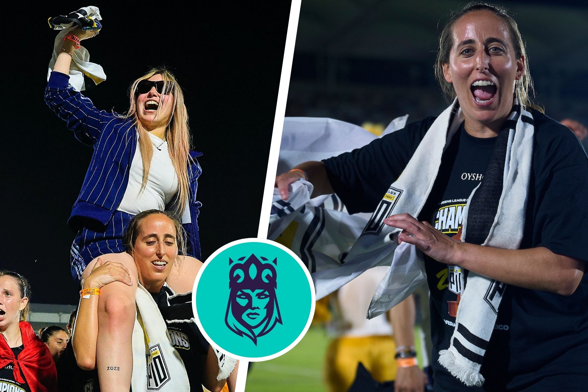 PIO celebrando su segundo título de Queens League