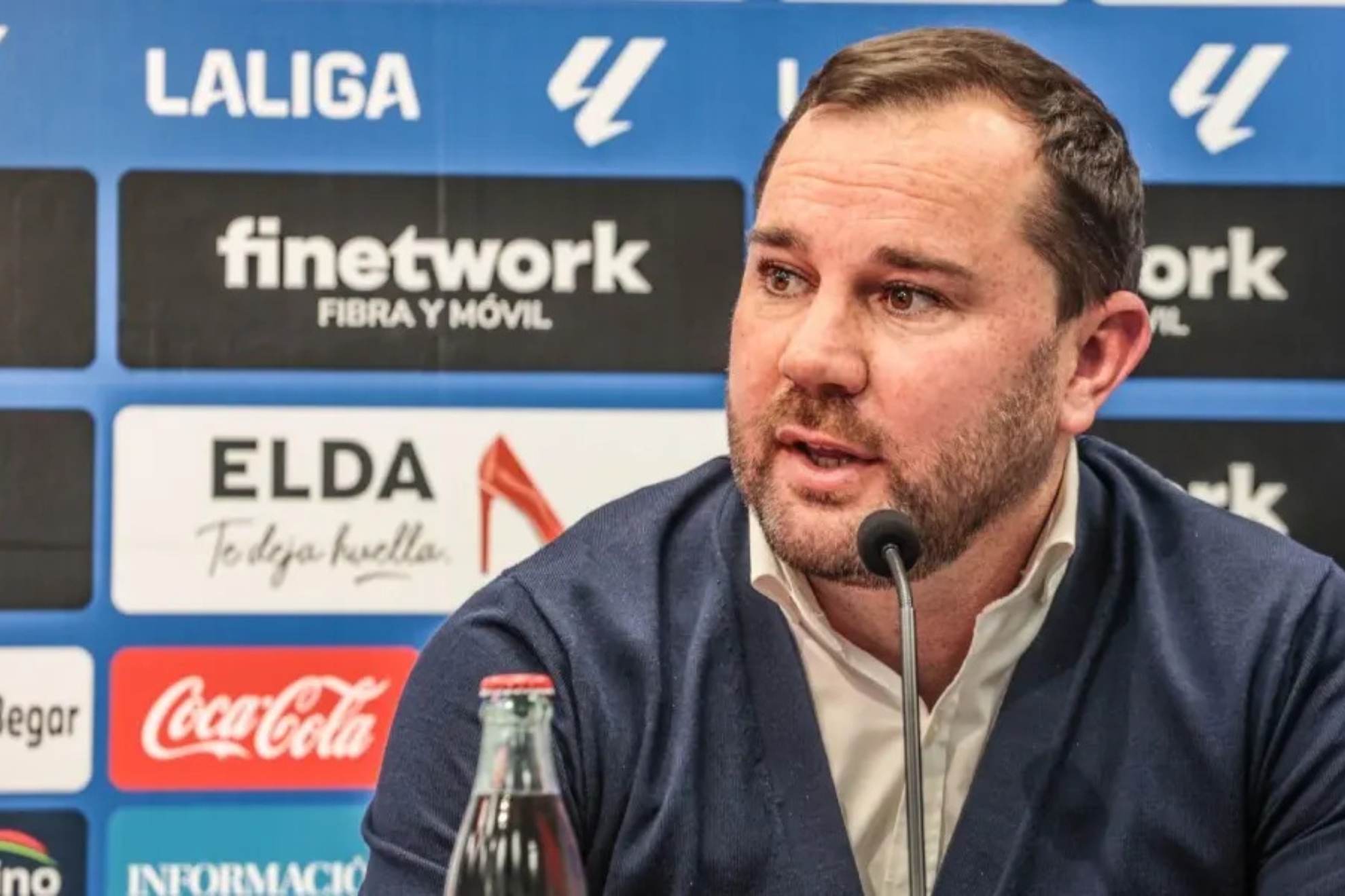 Manu Guill durante una rueda de prensa.