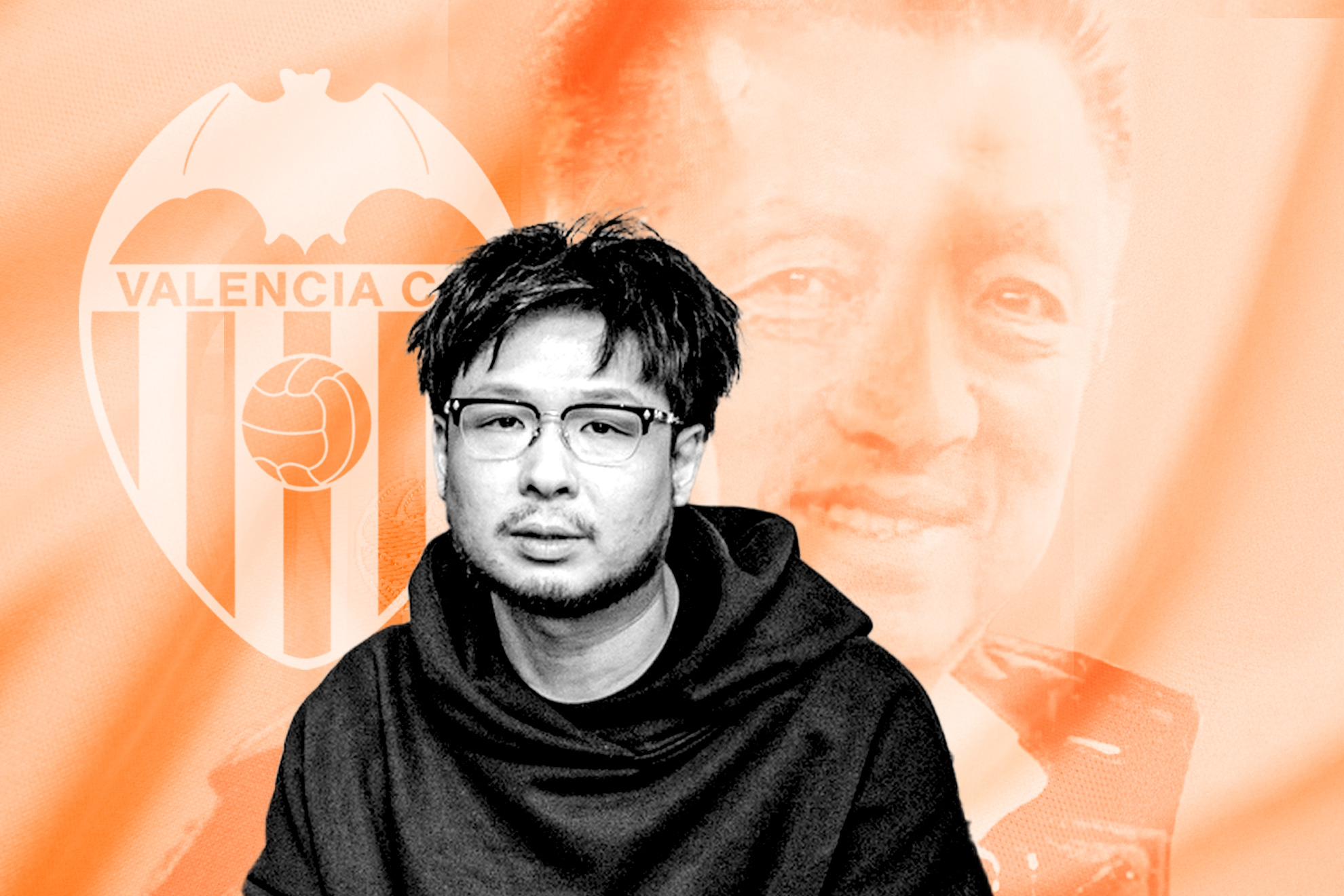 Kiat Lim, presidente del Valencia, sobre la imagen de su padre y máximo accionista Peter Lim.