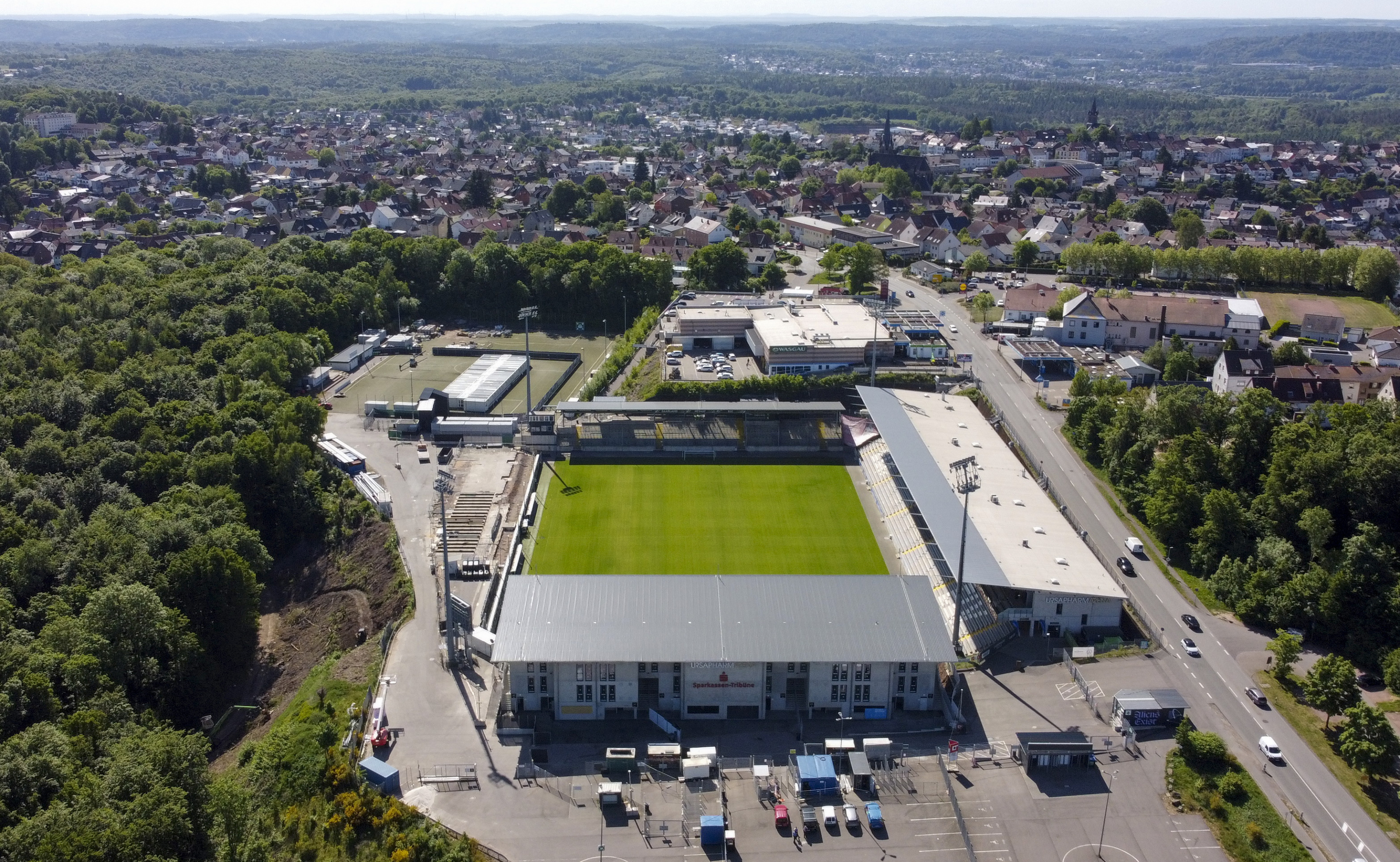 The Ursapharm-Arena, stadium of SV Elversberg