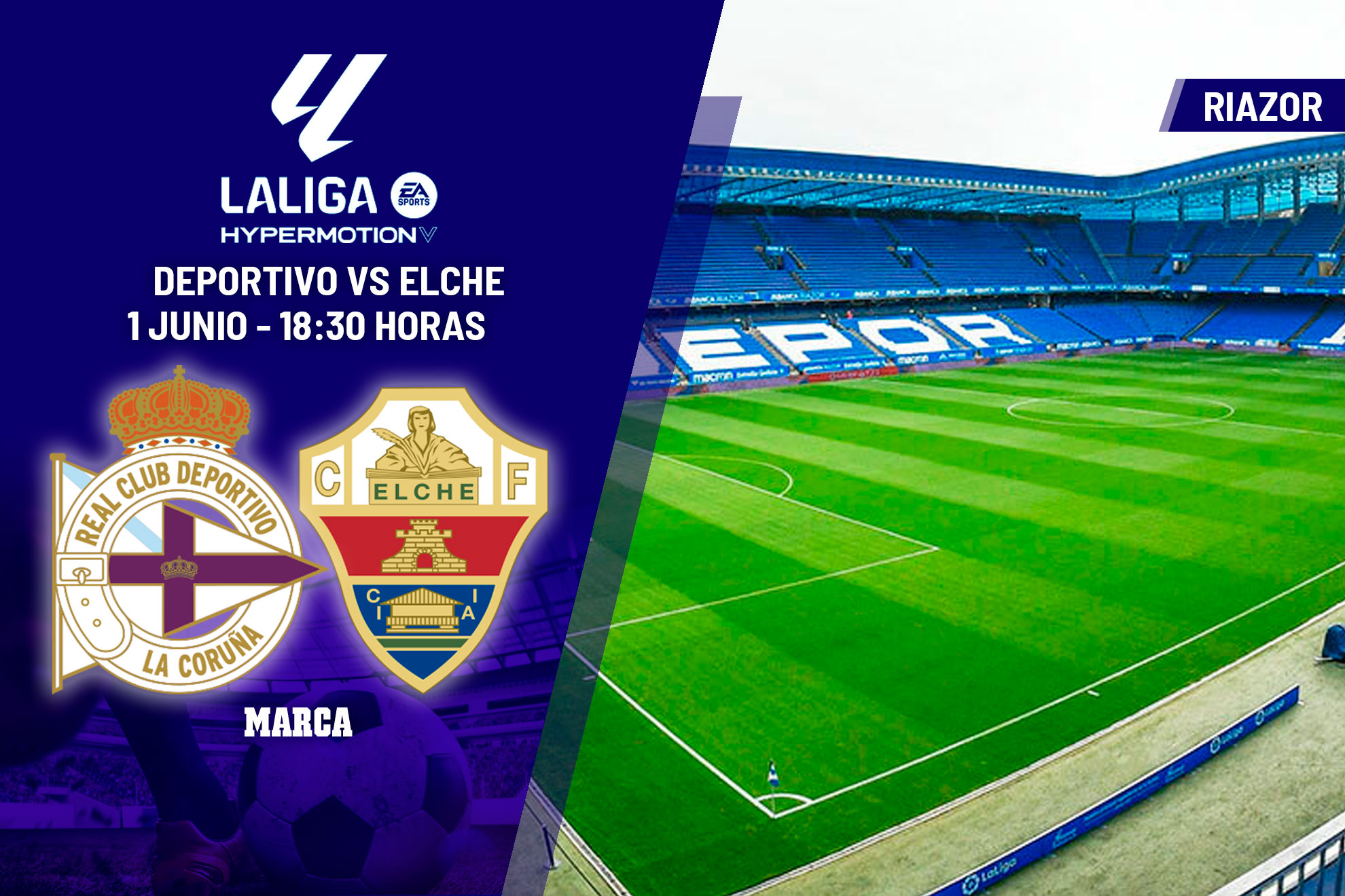 Deportivo - Elche: a qué hora y dónde ver hoy en TV el partido de ...