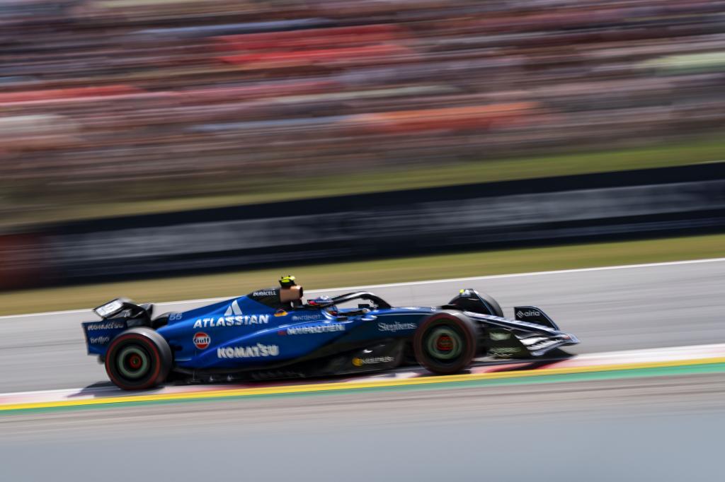 Sainz, en acción.
