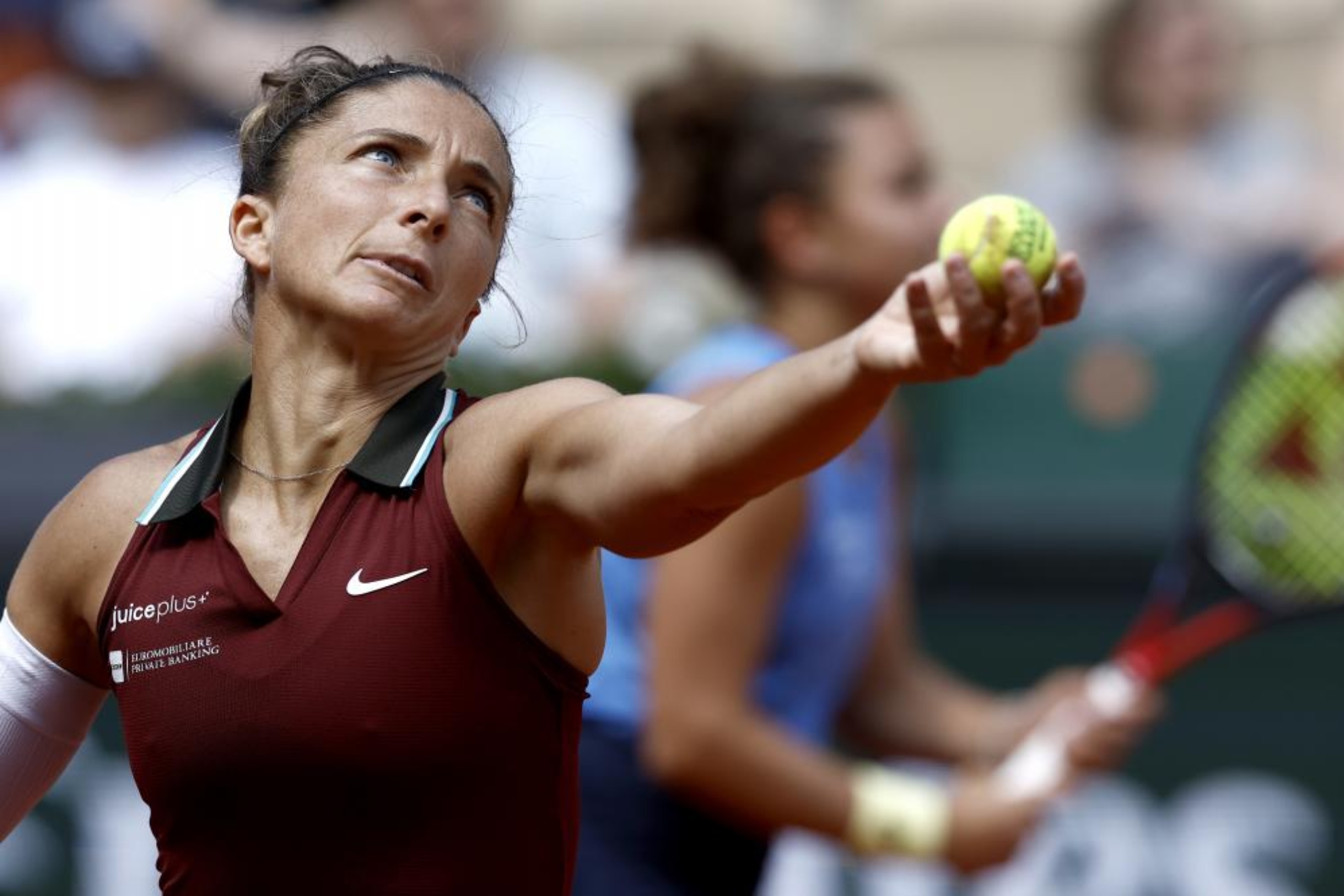 Sara Errani, disputando el Masters 1000 de Roma hace un mes.