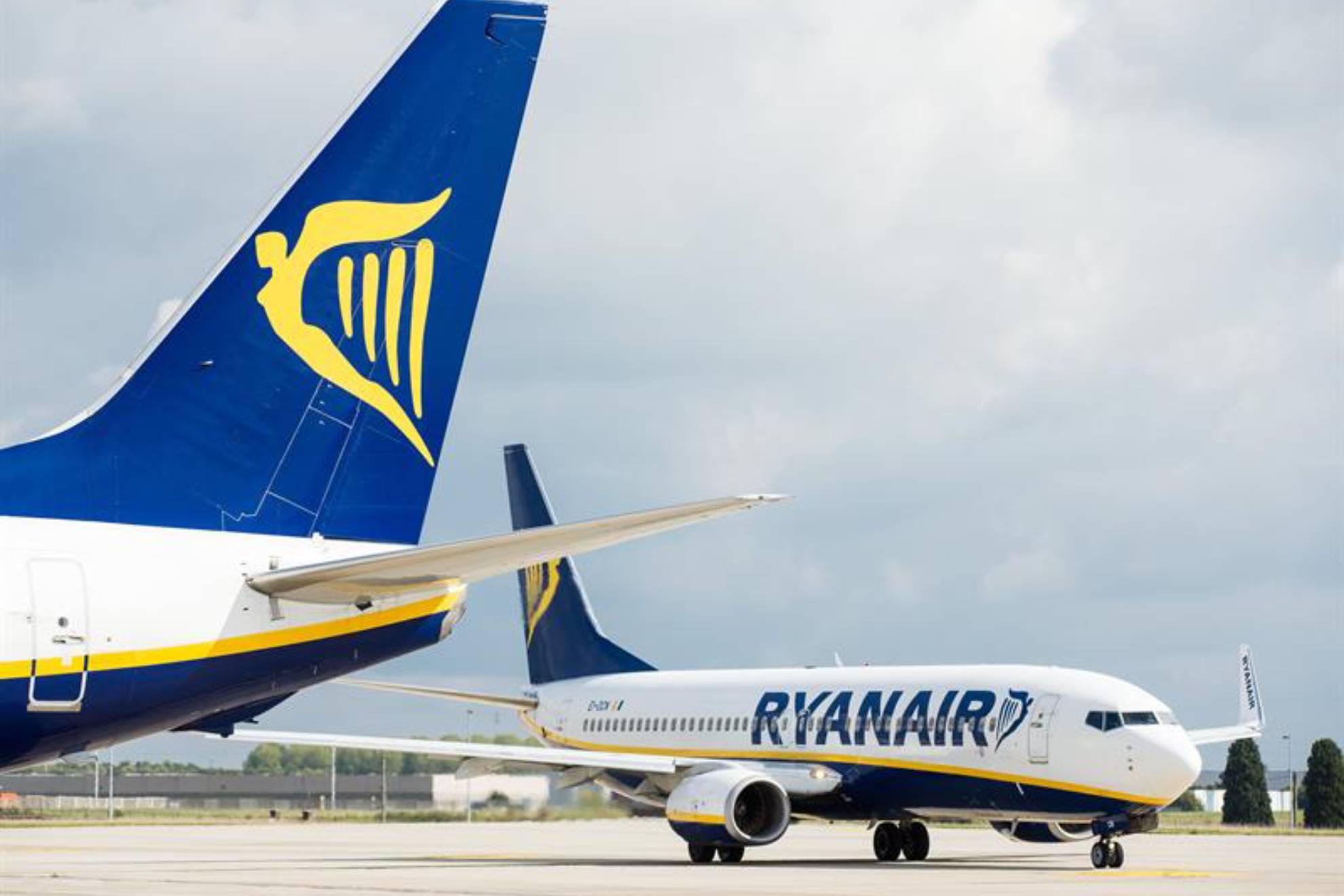 Aviones de Ryanair.
