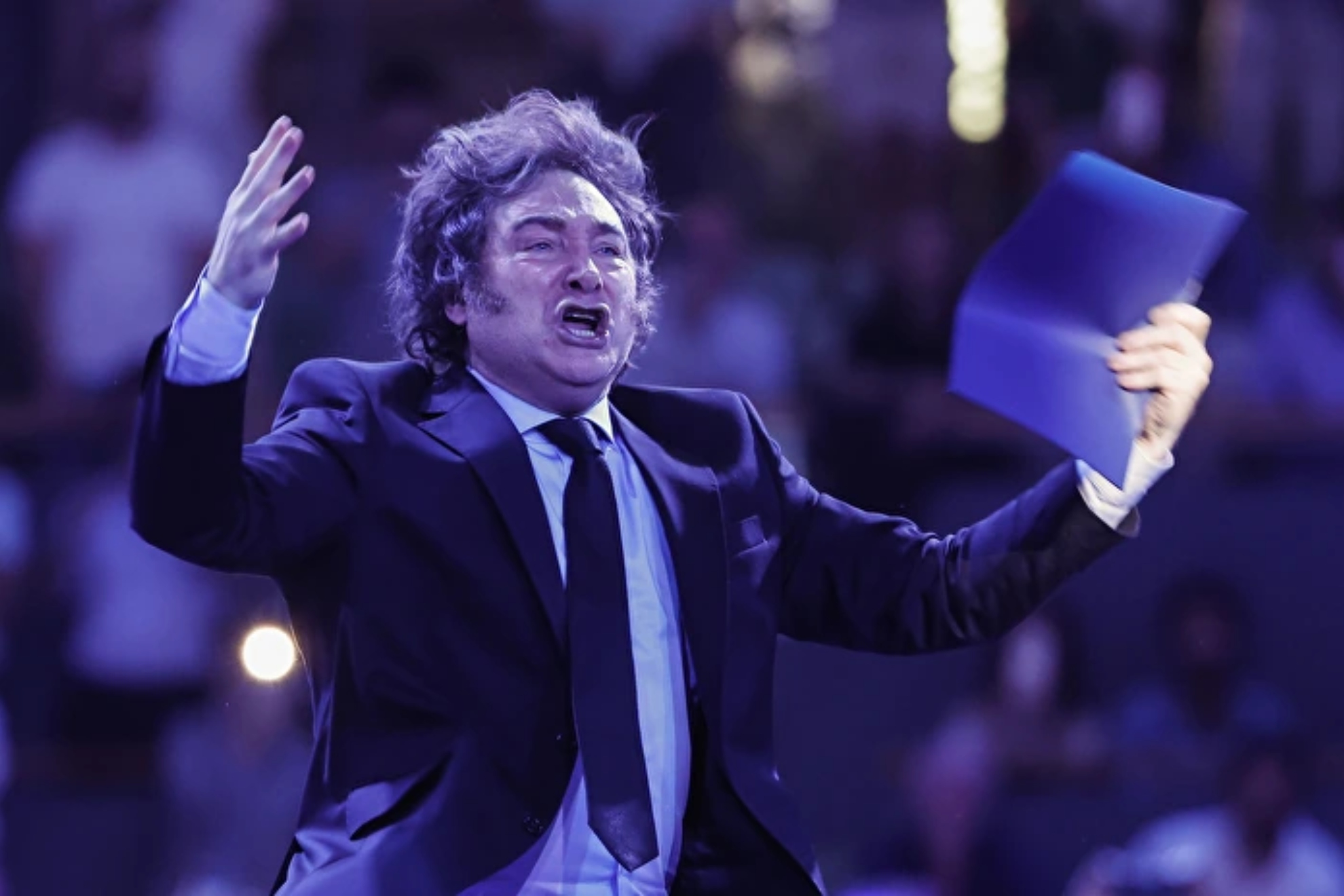 Milei arremete contra la prensa de Argentina. EFE
