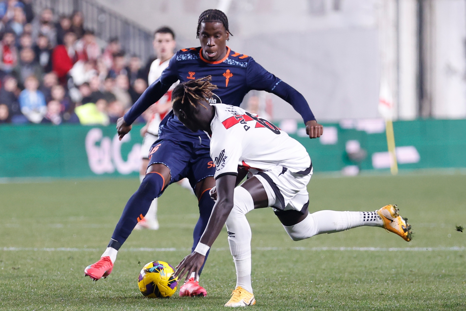 Ilaix Moriba, durante un partido con el Celta.