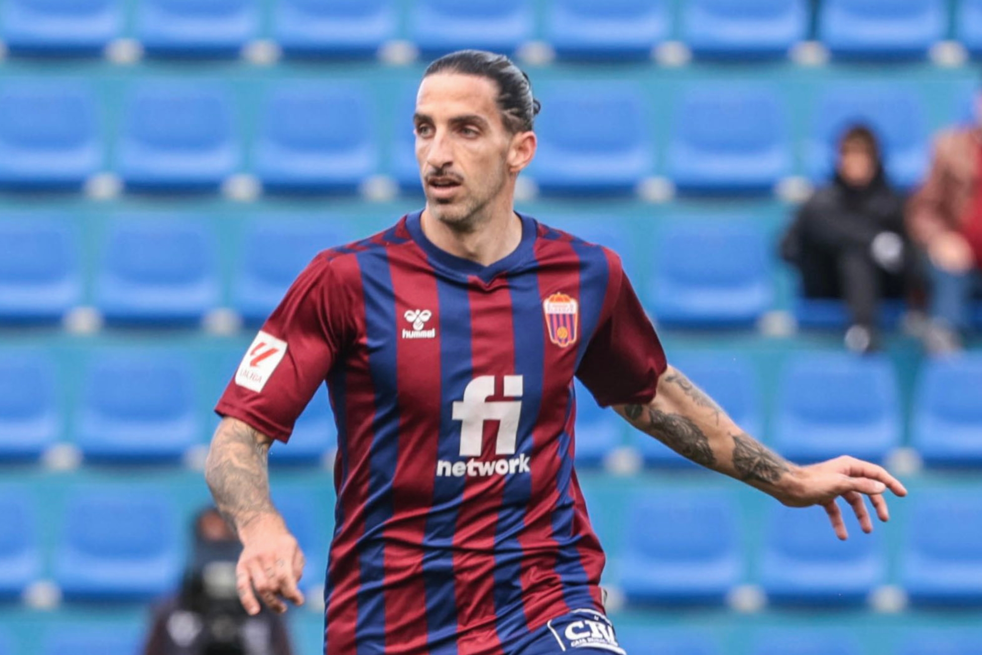 Marc Mateu, con el Eldense