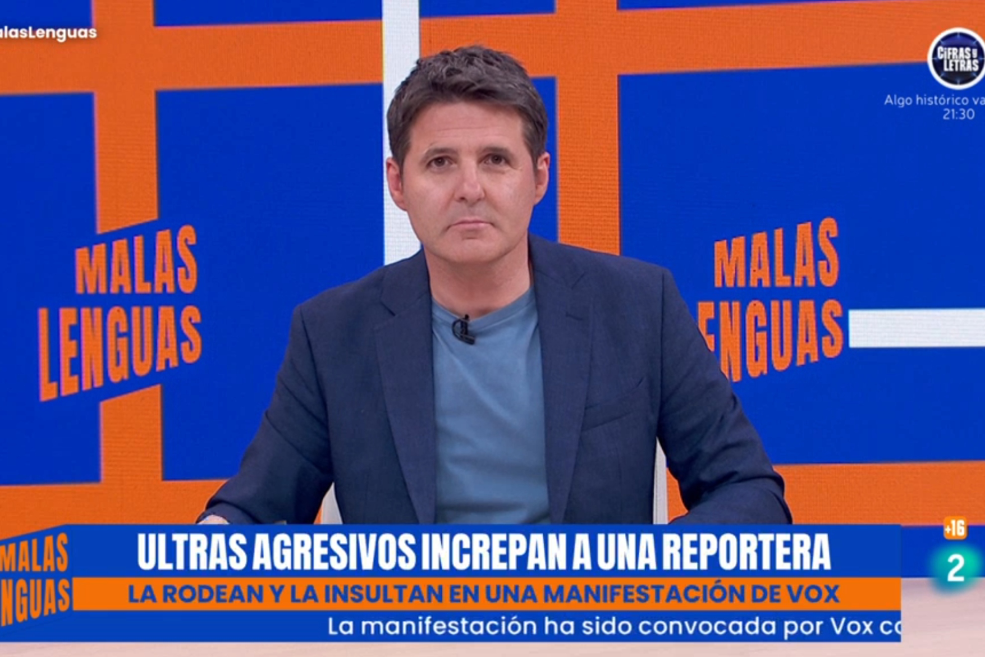 'Malas lenguas' muestra el ataque a una reportera en una manifestación ...