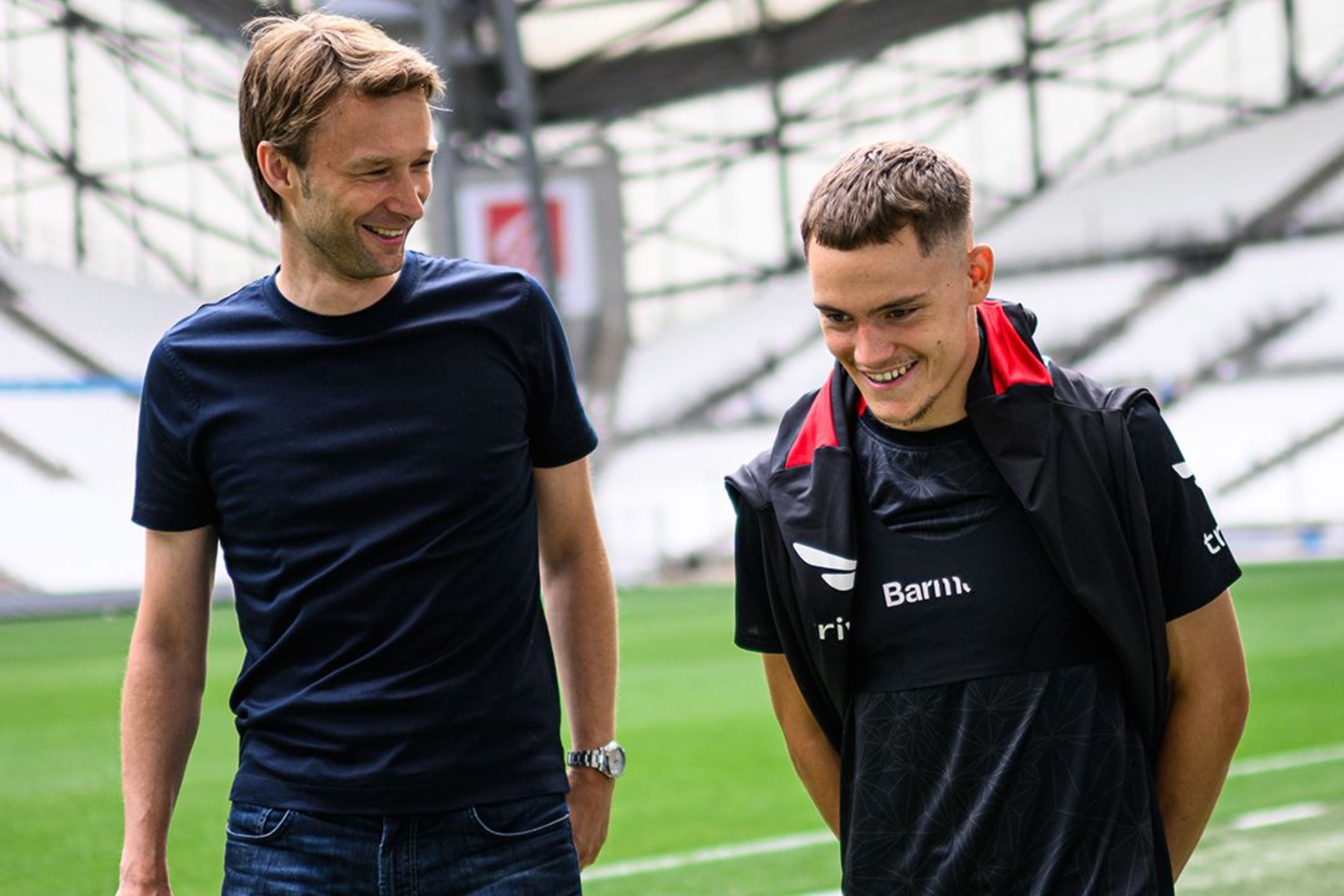 Simon Rolfes y Florian Wirtz.