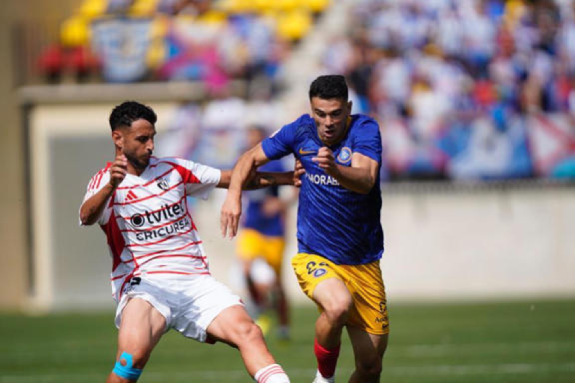 Partido de ida de los play-offs entre Andorra y Ponferradina