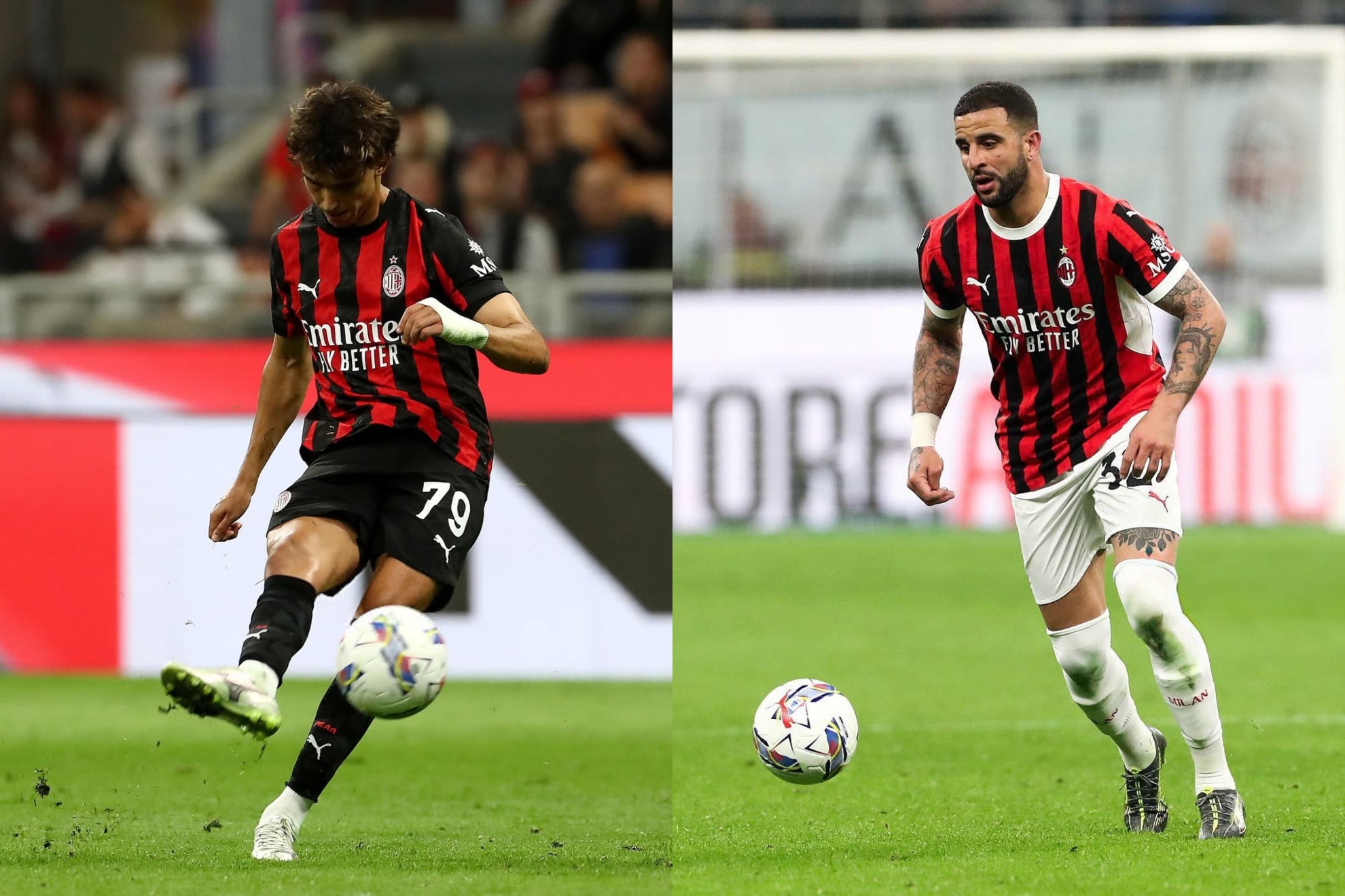 El Milan le dio las gracias a Joao Felix y Kyle Walker.