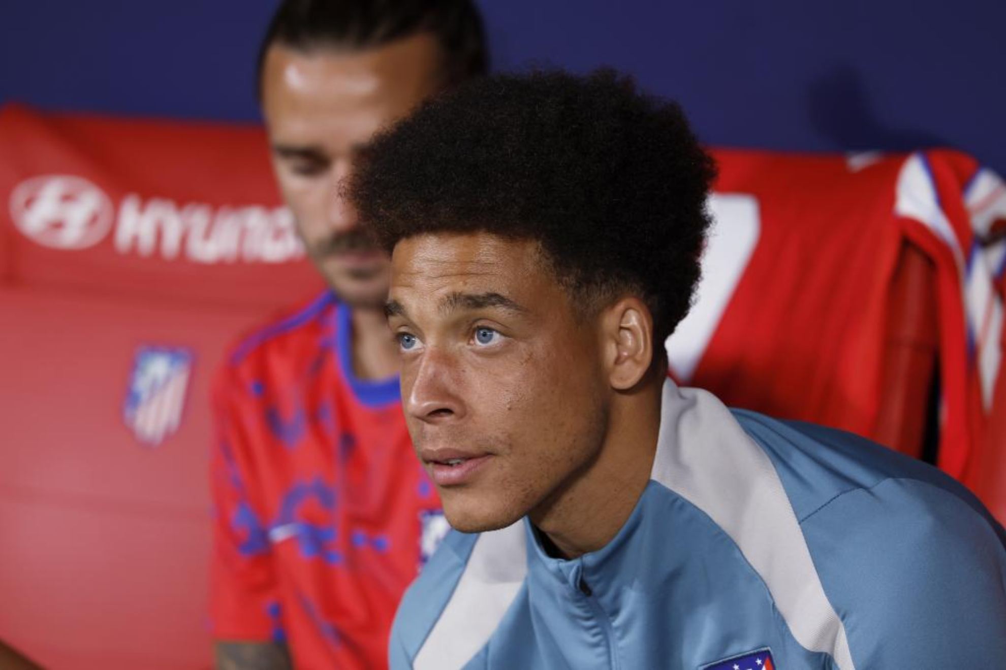 Witsel, en el banquillo del Atlético.