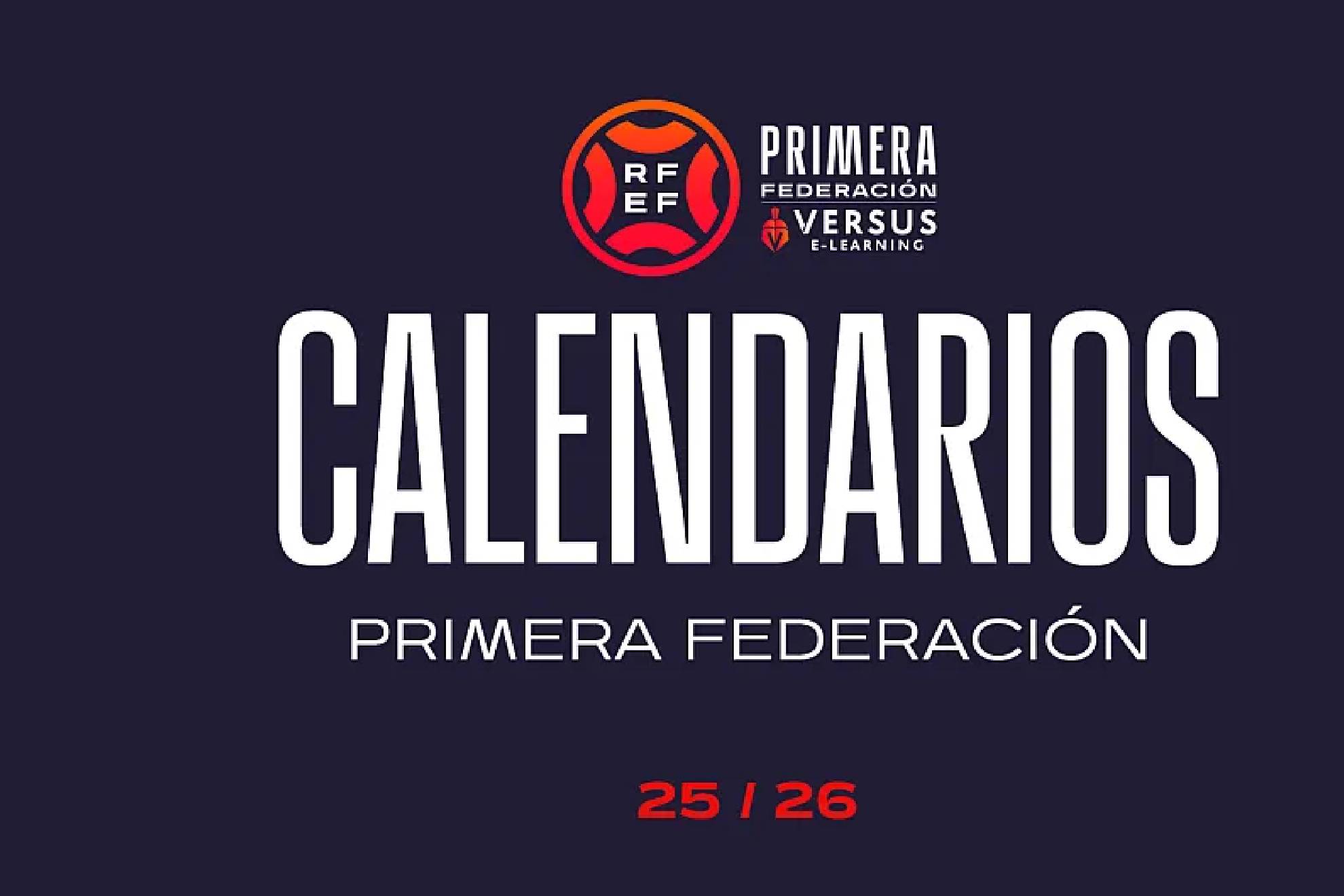 Calendario completo de los dos grupos de Primera Federación: fechas de ...