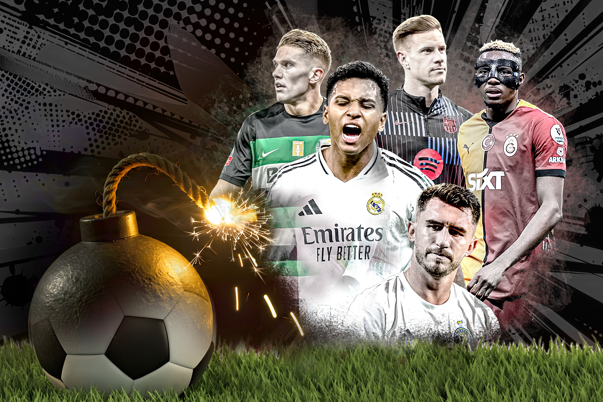 Las bombas del mercado de fichajes: Gyökeres, Rodrygo, Osimhen, Laporte, Ter Stegen...