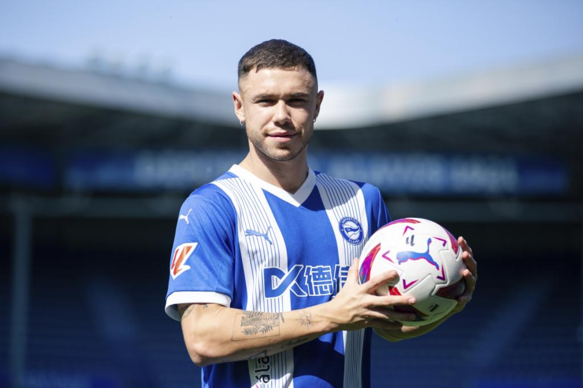 Tomás Conechny con el Alavés