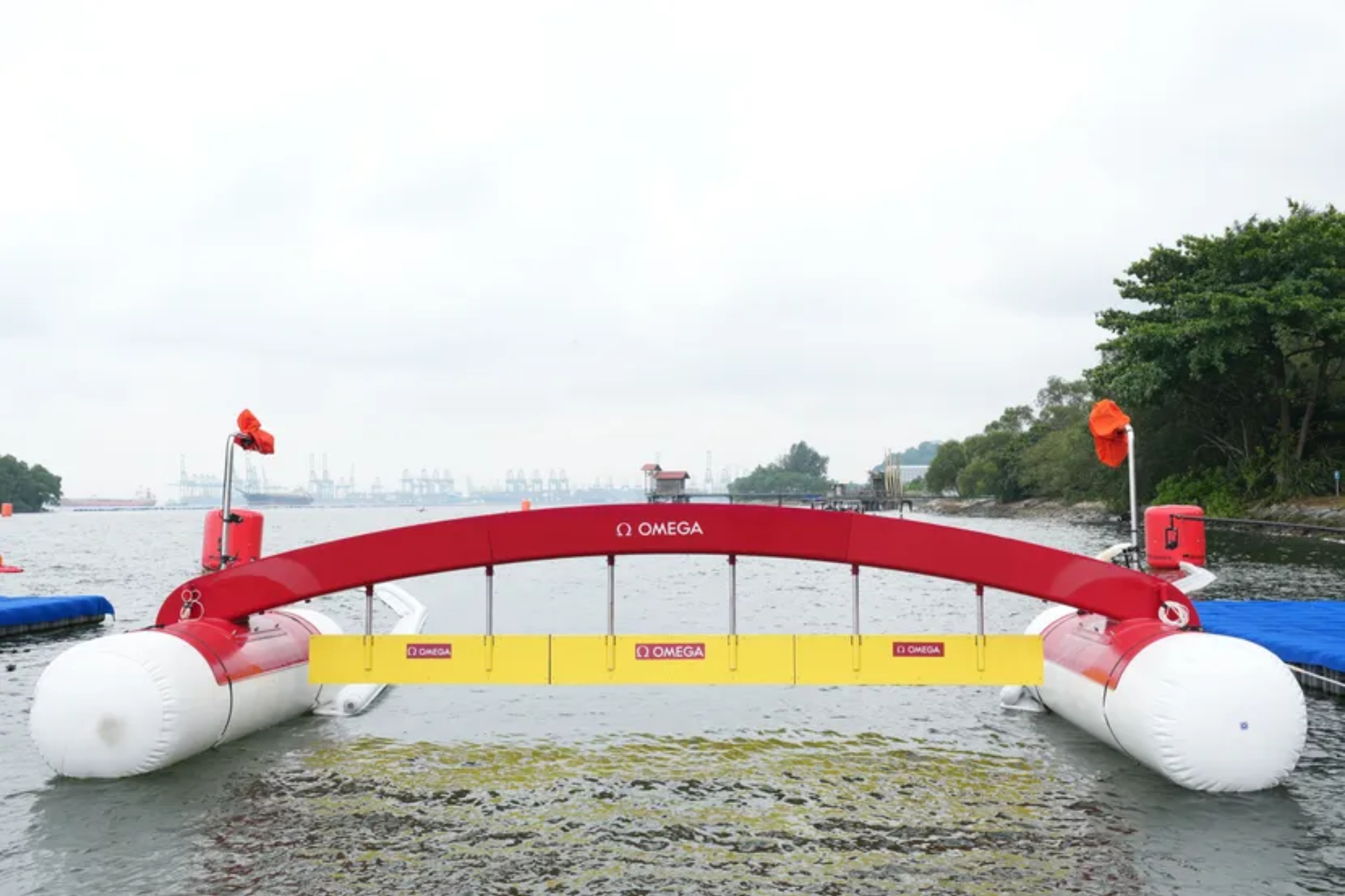 El lugar de Singapur donde se disputan las aguas abiertas