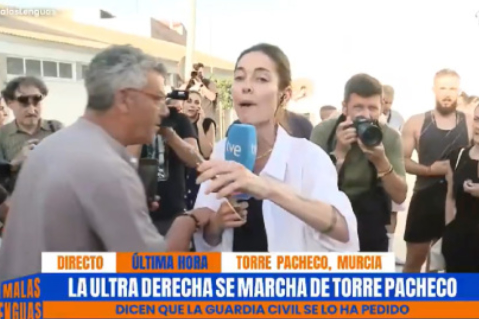 El presidente de RTVE emite un comunicado tras el acoso a una reportera ...