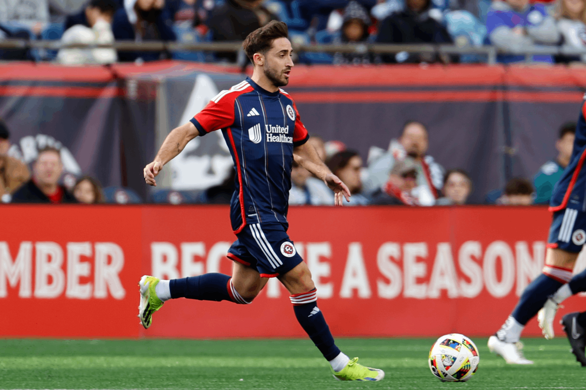 Nacho Gil, en su etapa como jugador del New England Revolution