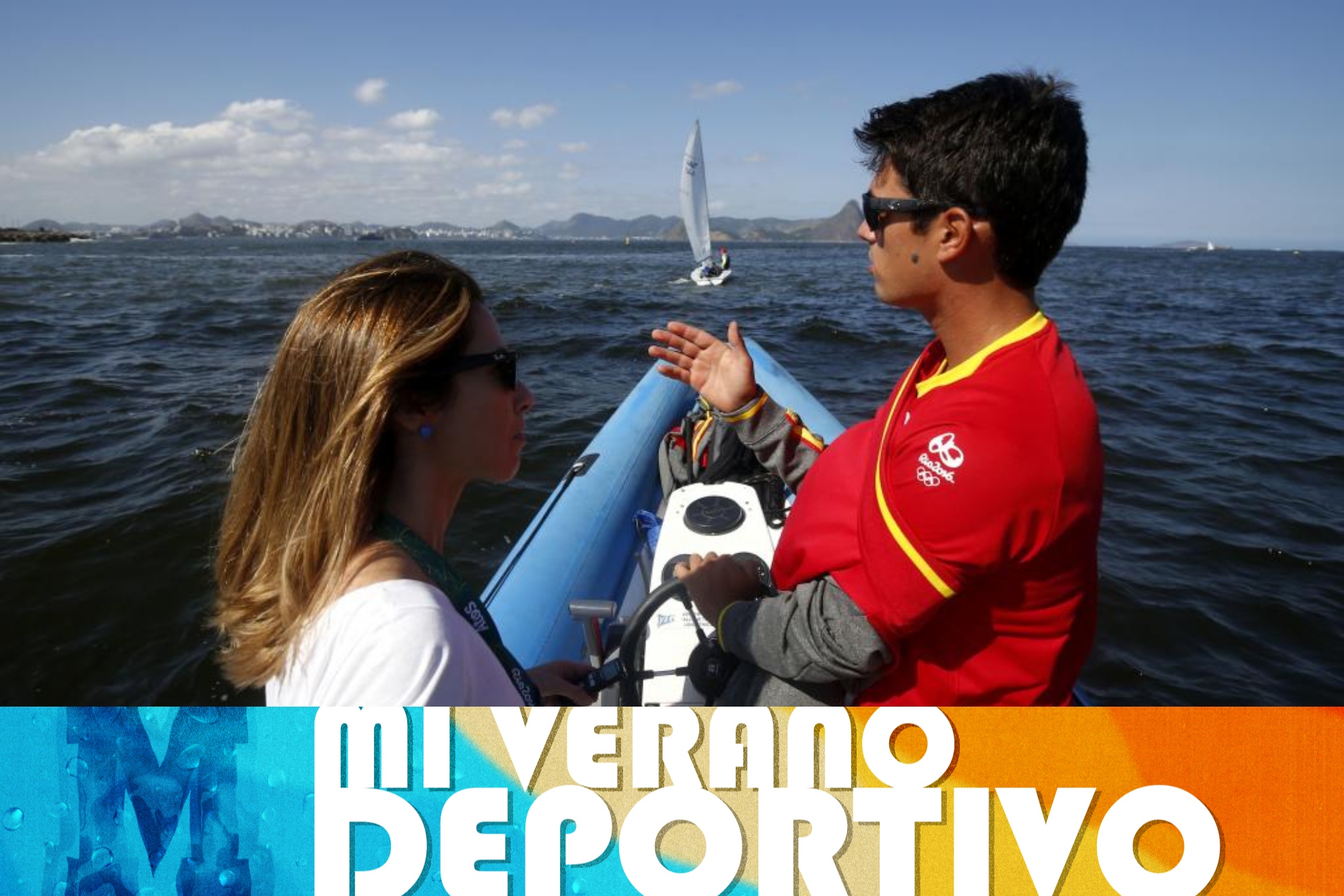 La redactora de MARCA, Almudena Rivera, conversa con Jorge Martínez Doreste, entrenador de Xammar y Herp.