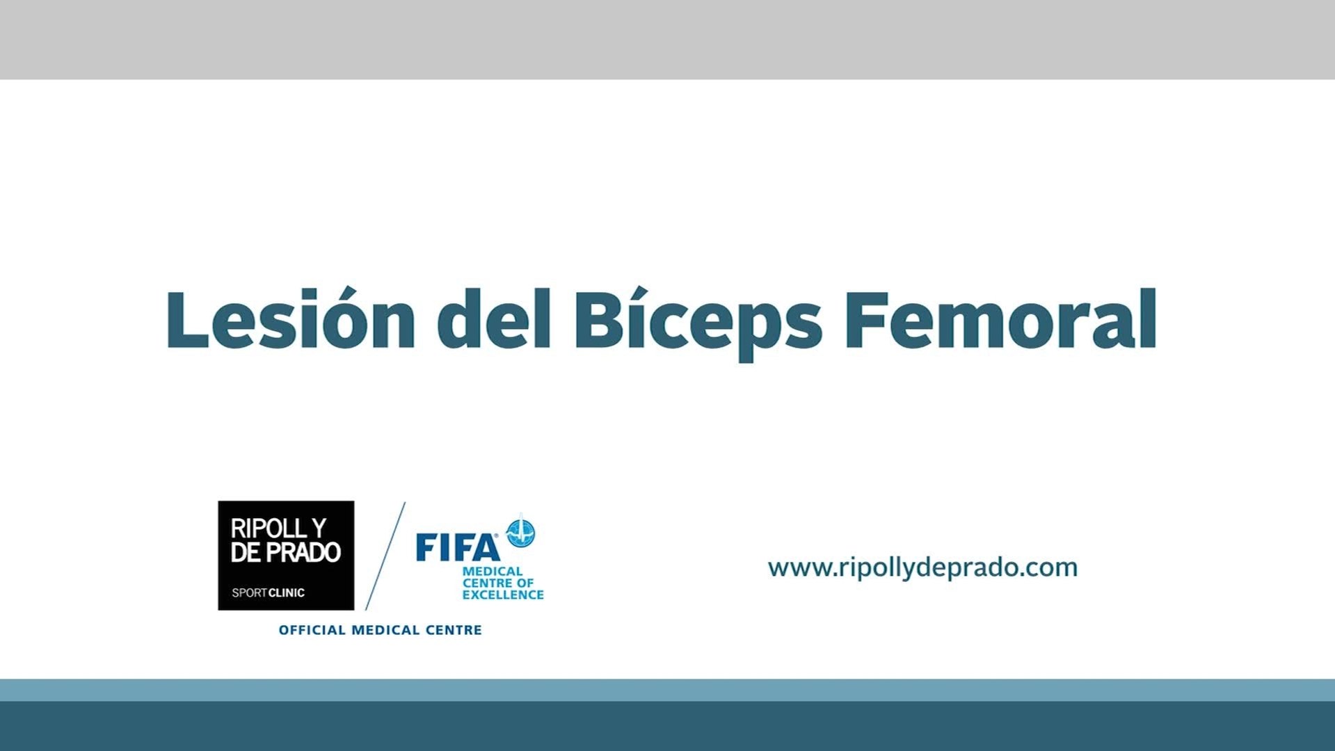 CuídatePlus: Lesión del bíceps femoral
