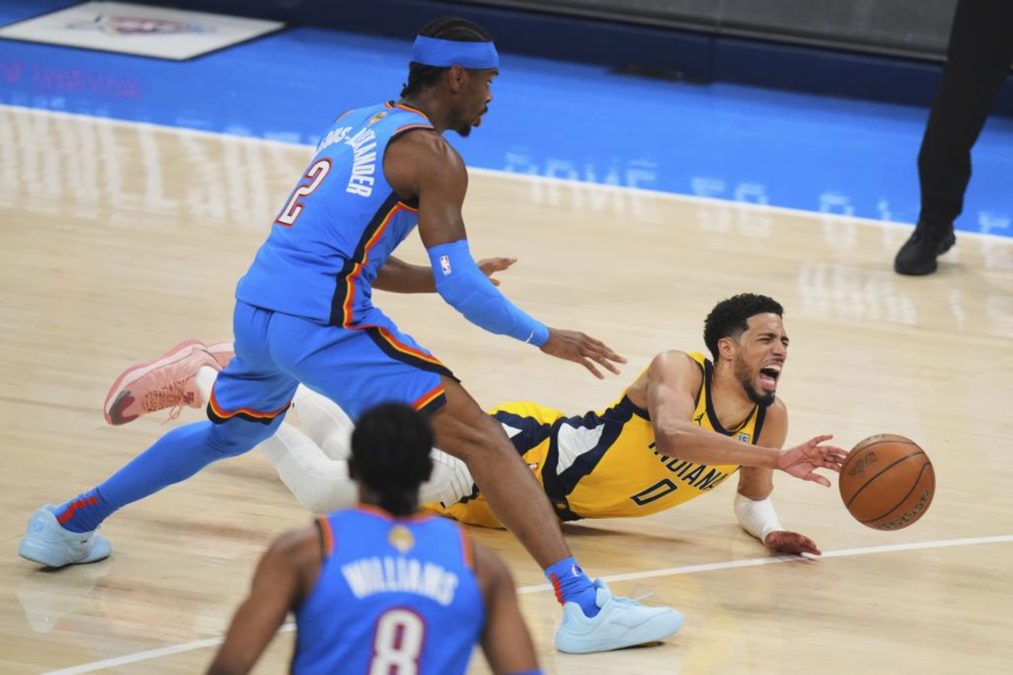 Haliburton sufrió una lesión del Aquiles durante el séptimo partido de las Finales