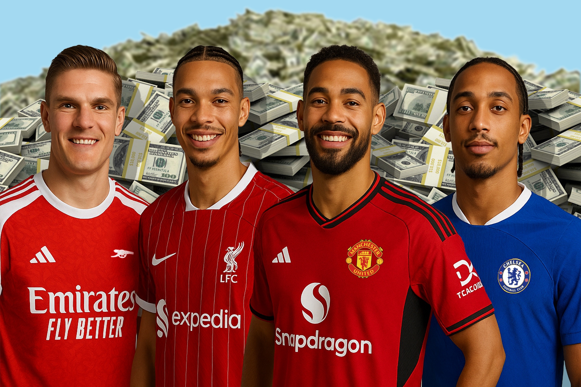 Gyokeres, Ekitike, Cunha y Joao Pedro.