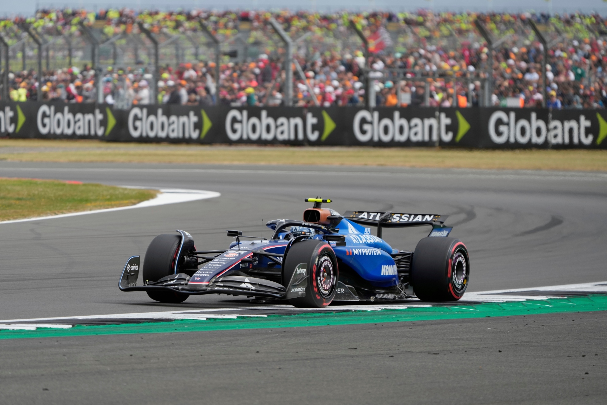 Carlos Sainz en el Gran Premio de Gran Bretaña 2025 de la F1.