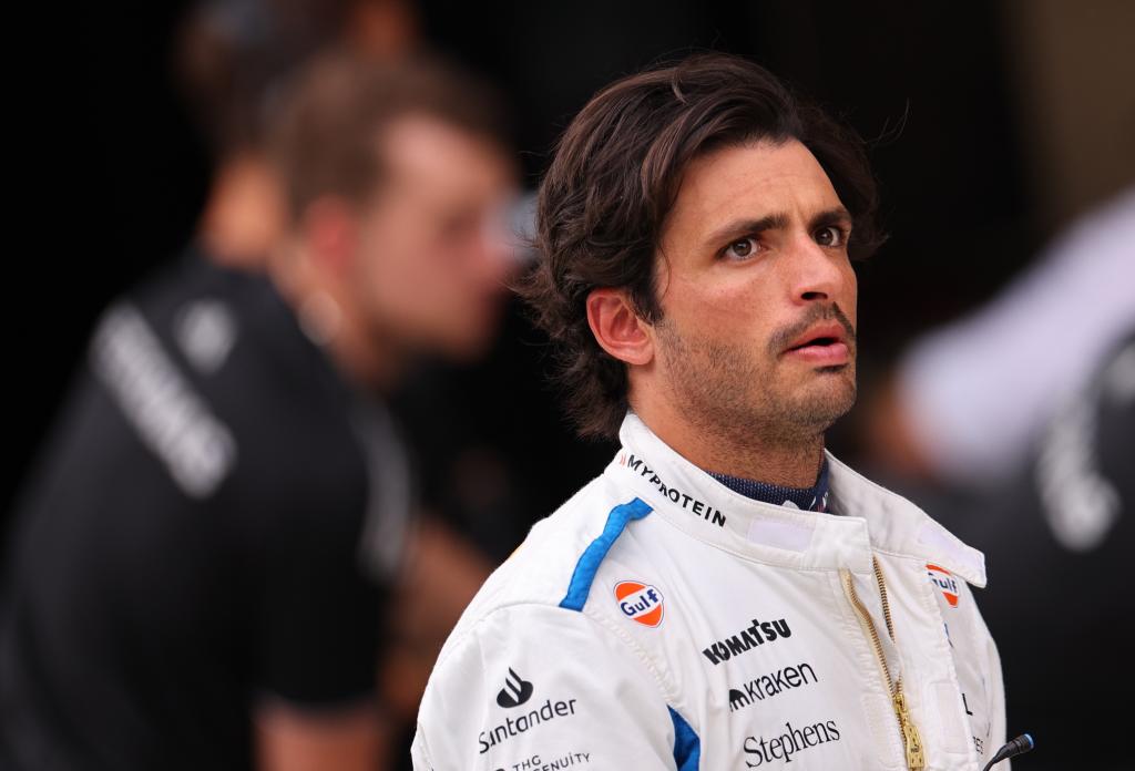 Carlos Sainz, tras la calificación en Hungría 2025.