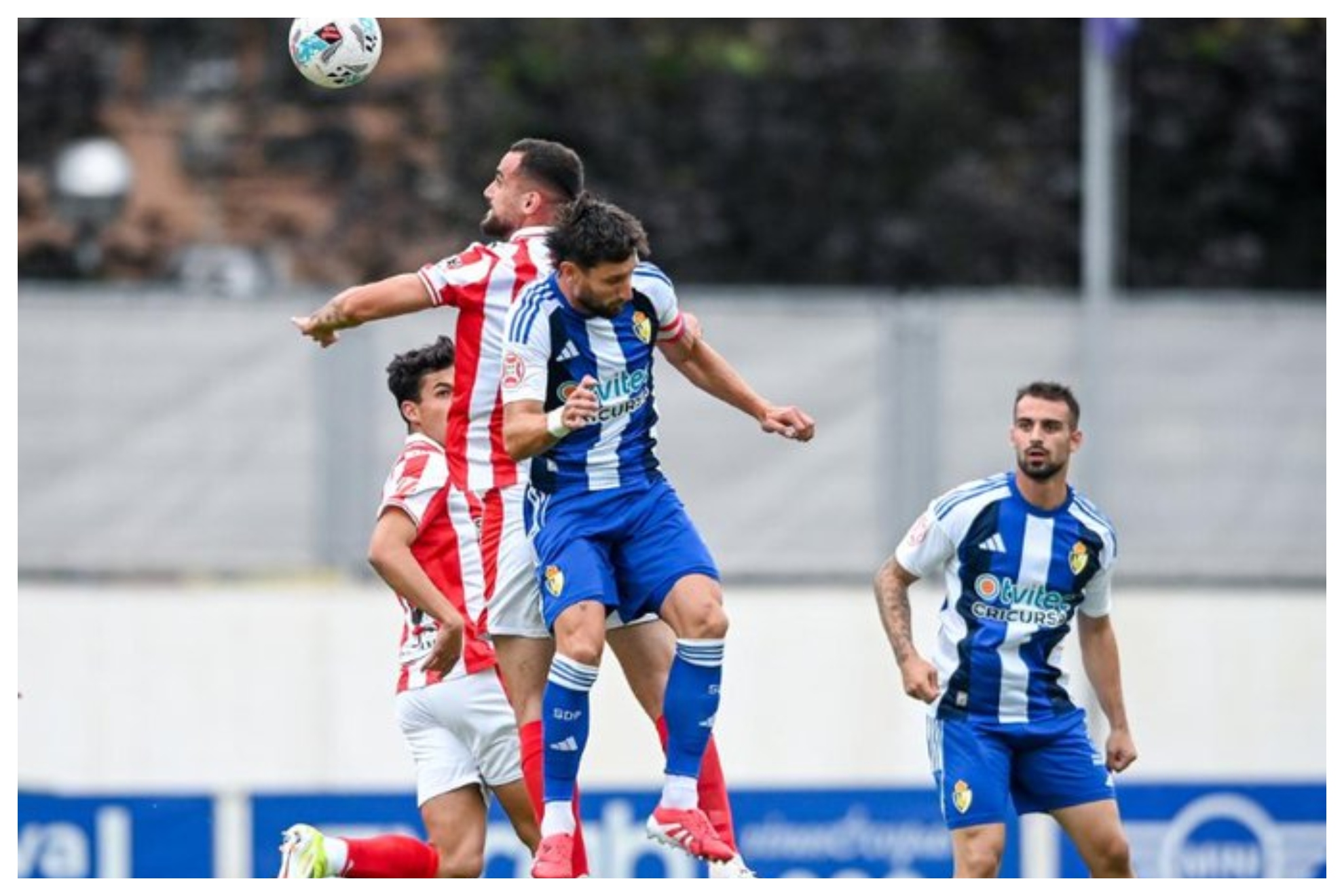 Una imagen del partido disputado en el Román Suárez Puerta