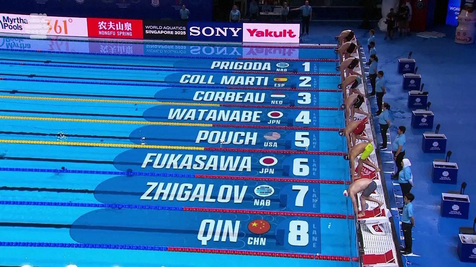 Haiyang Qin domina los 200 braza y Carles Coll finaliza séptimo tras desfondarse<br>