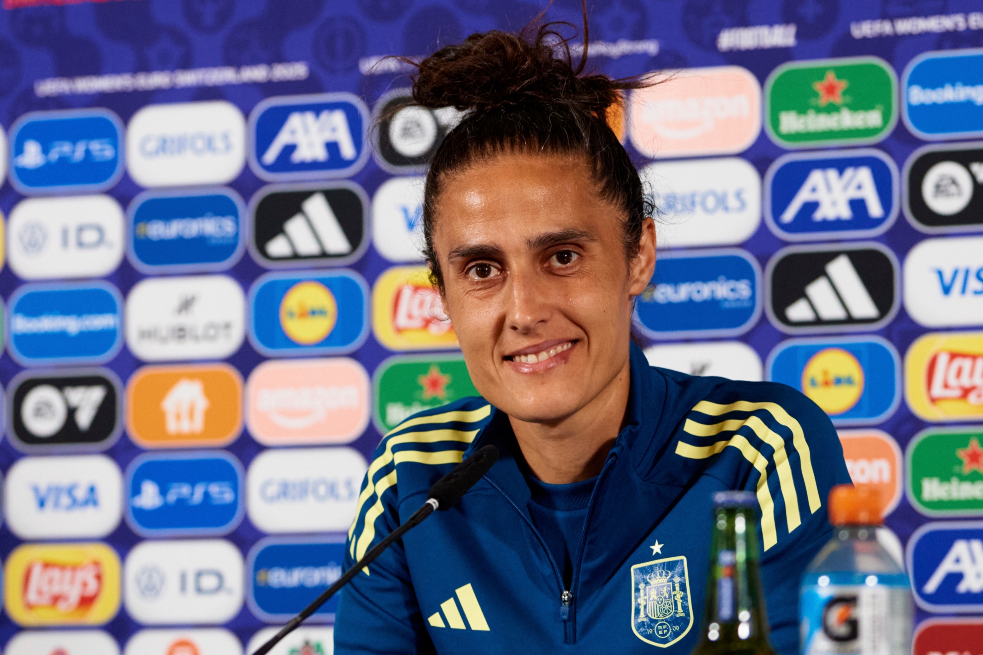 Montse Tomé, en sala de prensa.