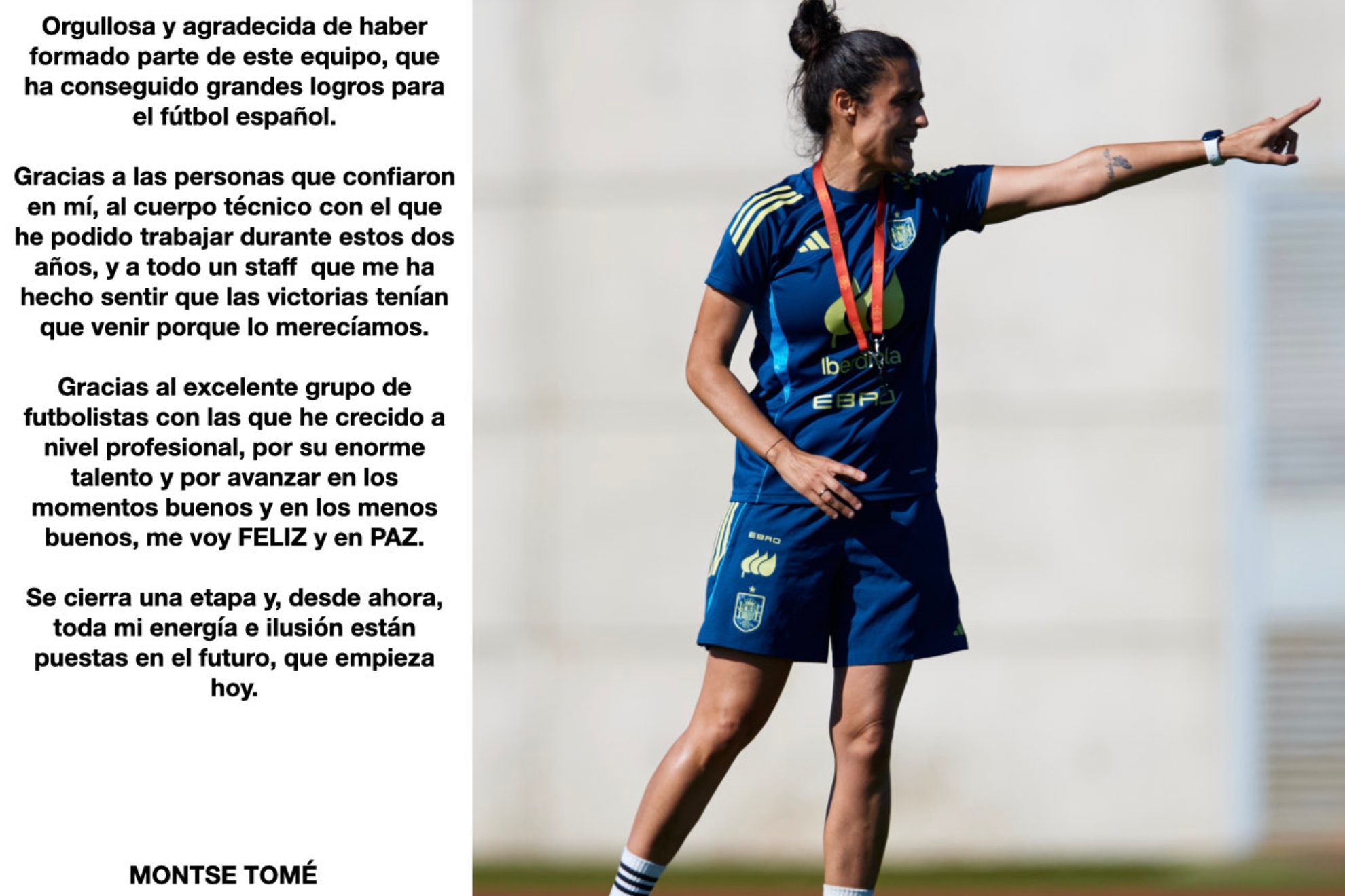 Carta de Montse Tomé