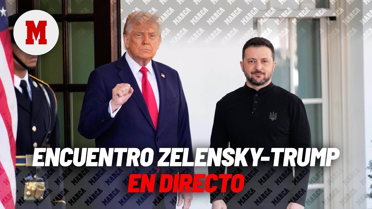 El presidente ucraniano, Volodymyr Zelensky, mantiene conversaciones con Donald Trump en la Casa Blanca en Washington DC.