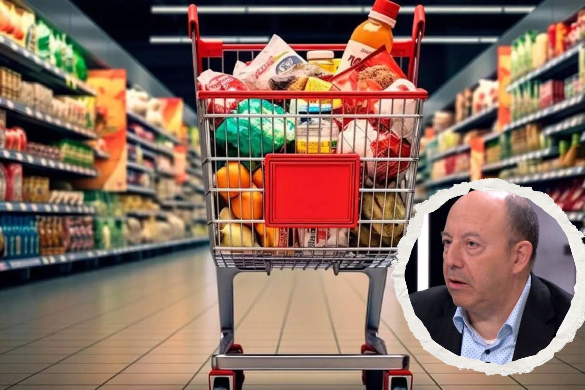 Montaje de la cesta de la compra y Gonzalo Bernardos. PIXABAY / LA SEXTA