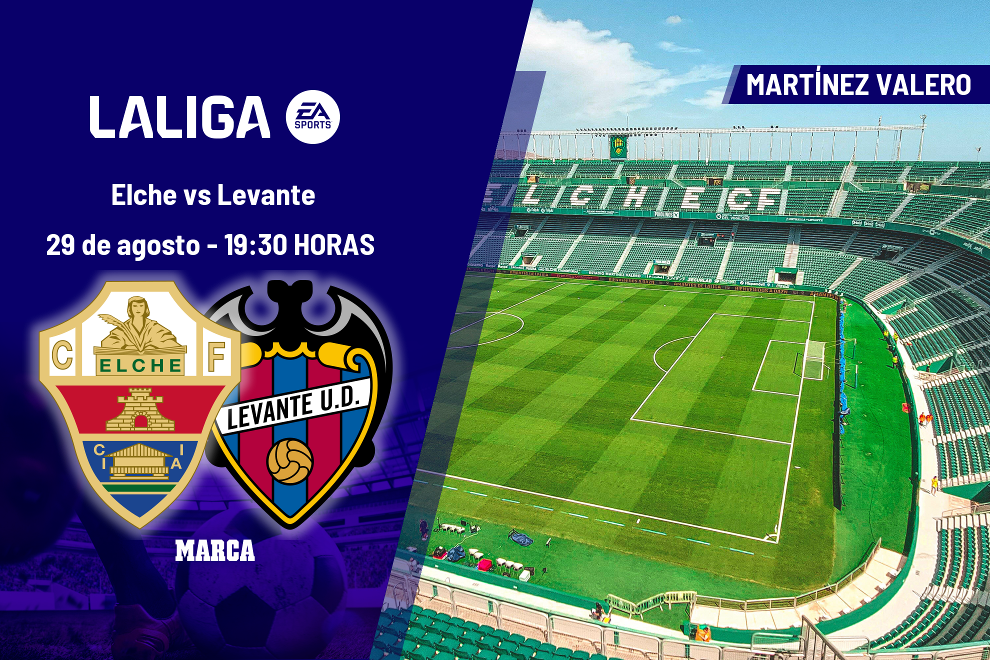 Elche - Levante: Horario y dónde ver hoy en TV el partido de LaLiga EA ...