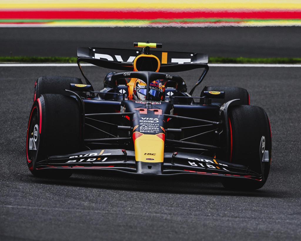 Sergio Checo Pérez, con Red Bull en 2024.