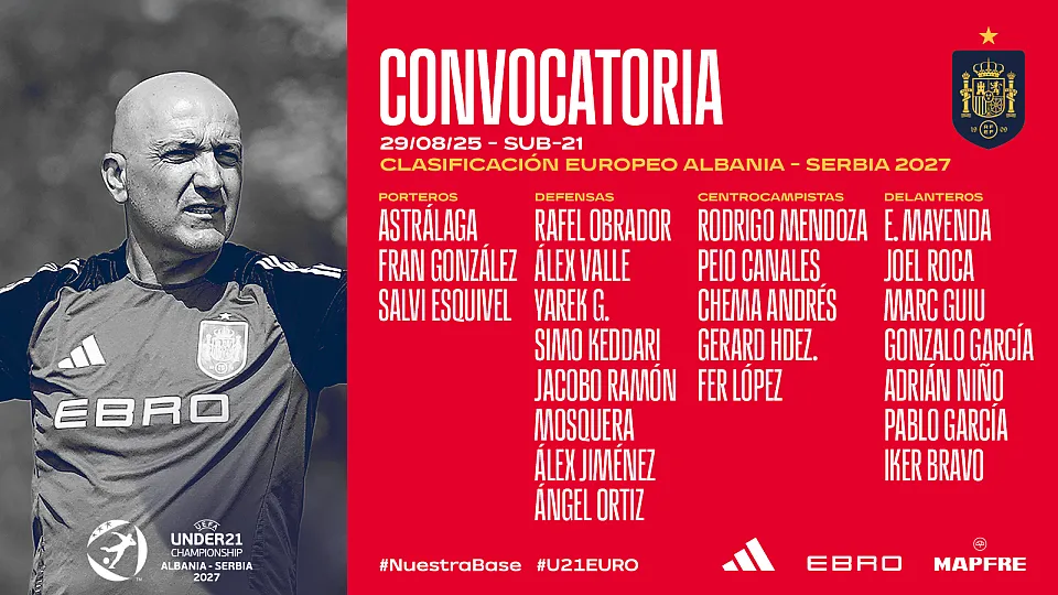 Convocatoria de David Gordo.
