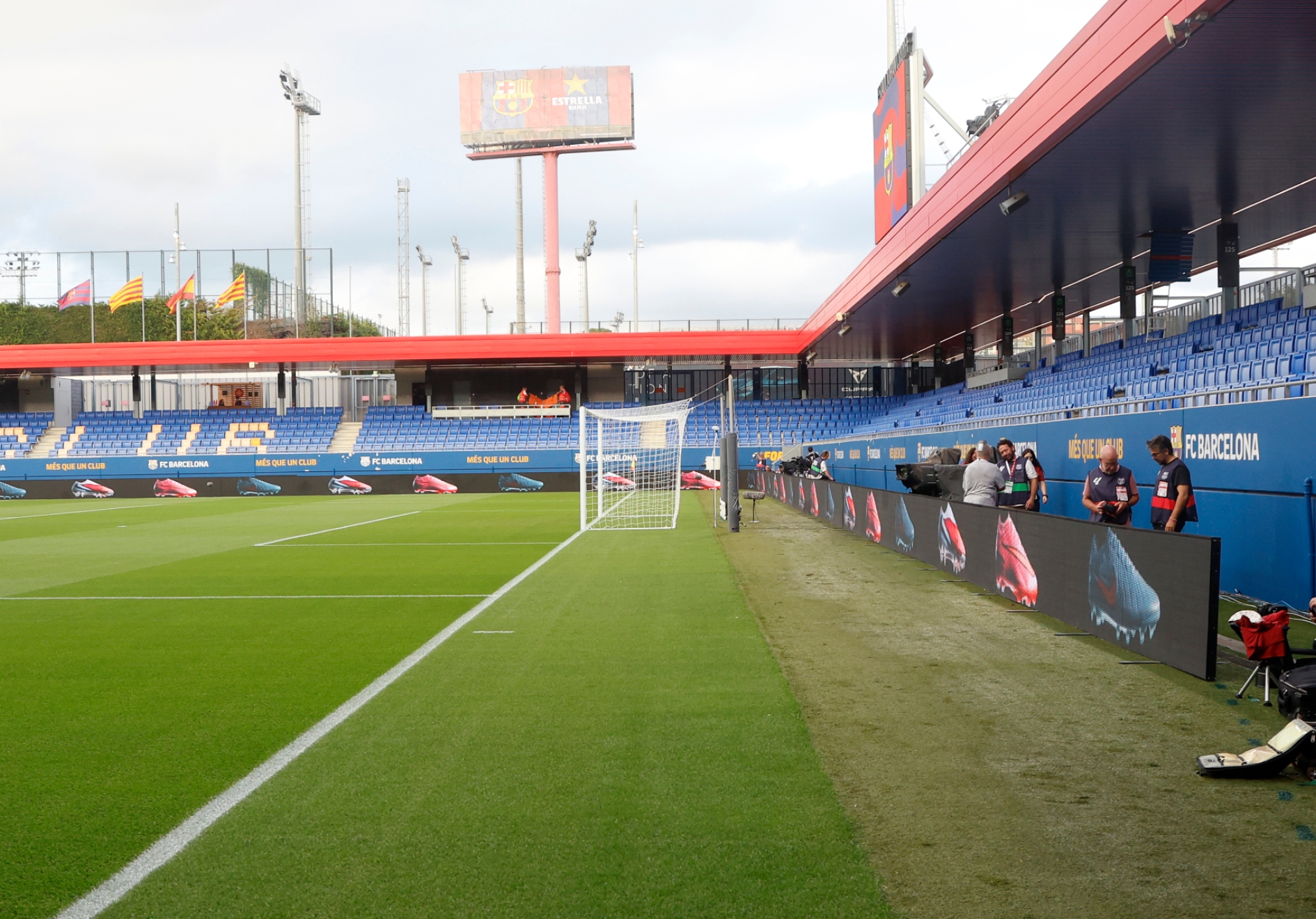 El Johan Cruyff, el día del partido ante el Valencia.